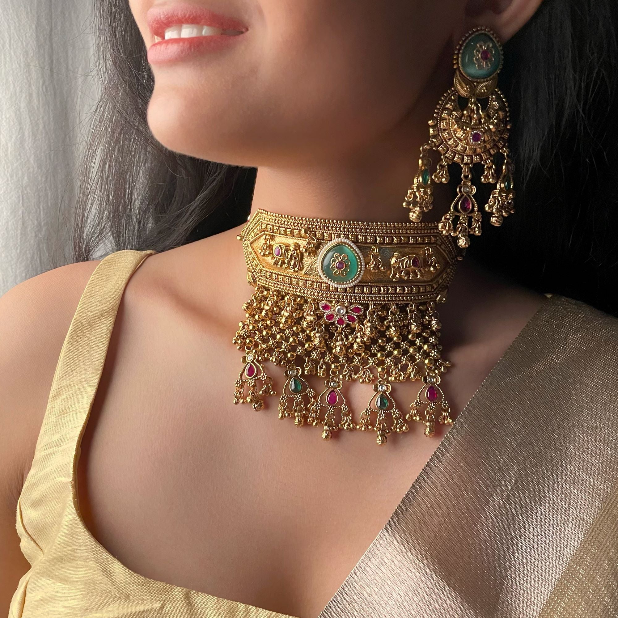 Vastavi Antique Designer Choker Set