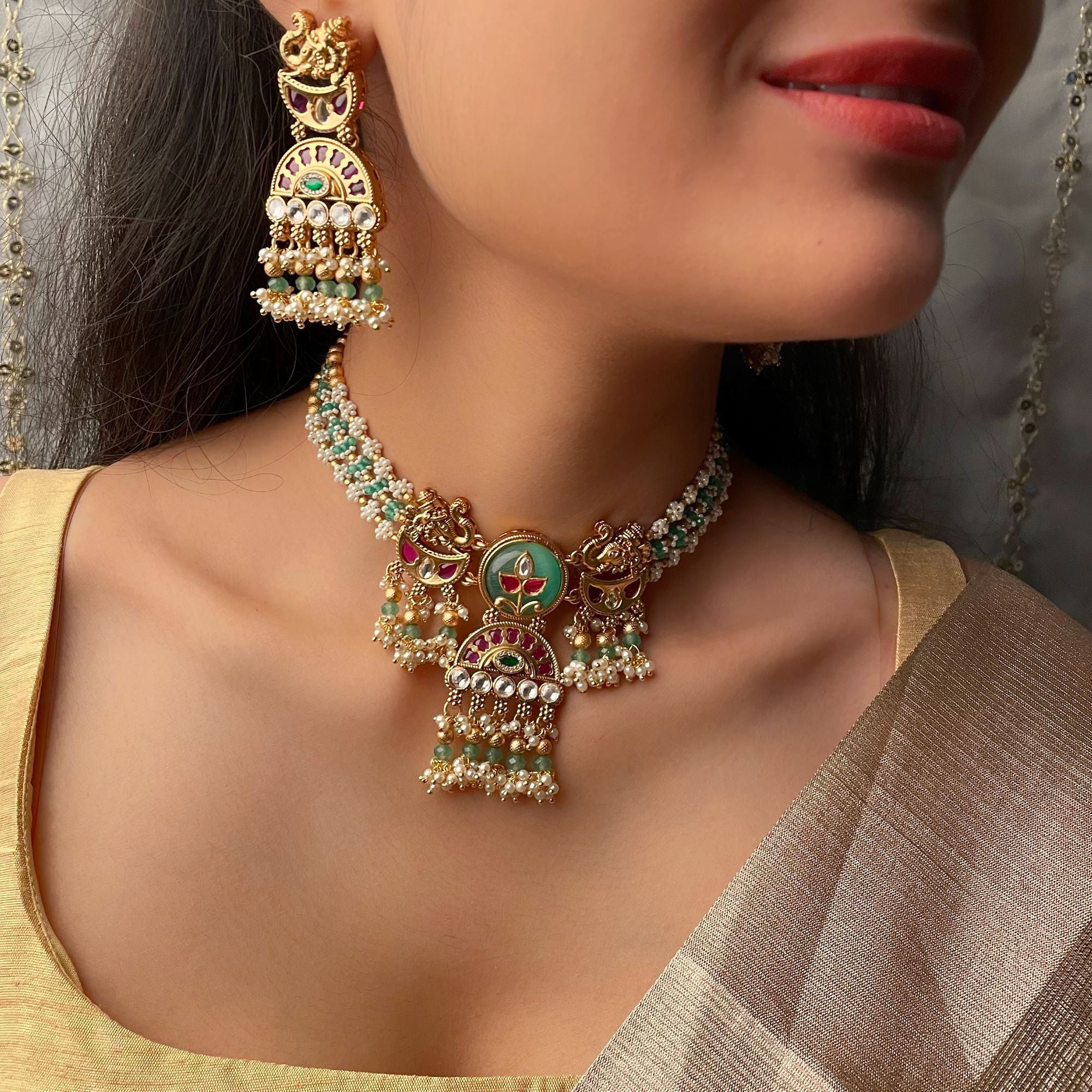 Rutisha Antique Designer Choker Set