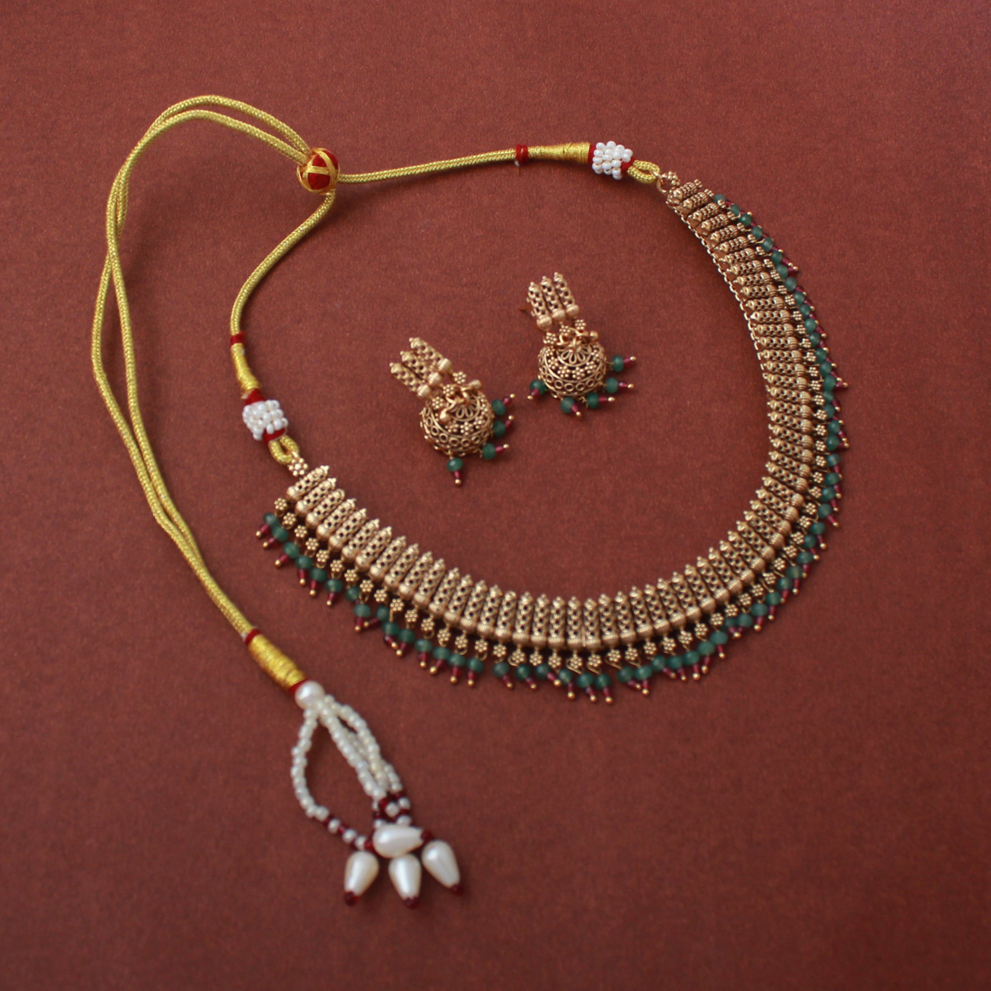 Bhumi Antique Designer Choker Set