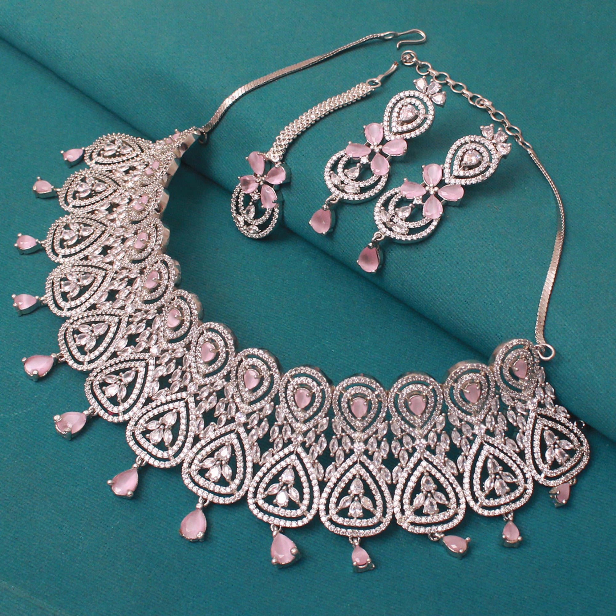 Hazel CZ Designer Choker Set