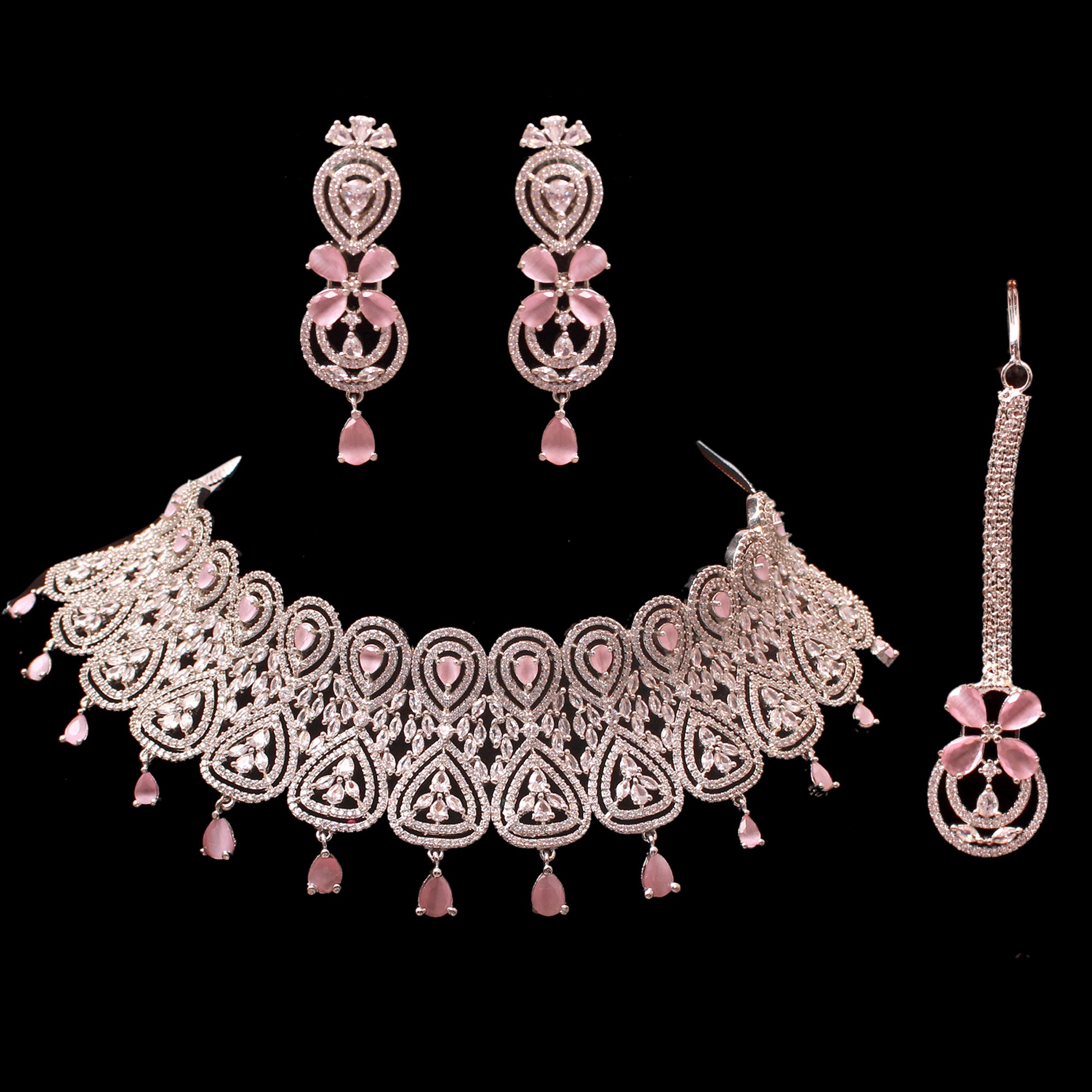 Hazel CZ Designer Choker Set