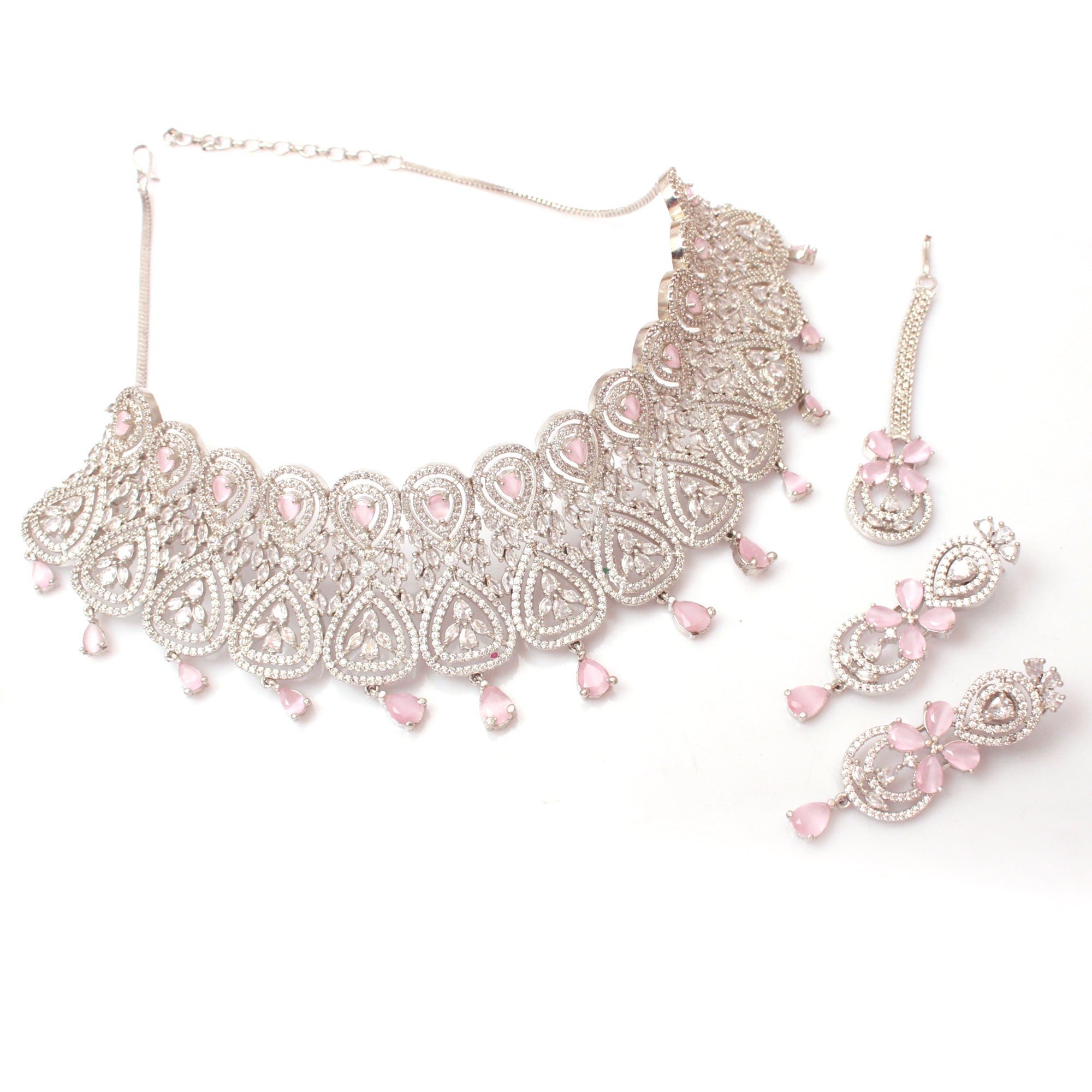 Hazel CZ Designer Choker Set