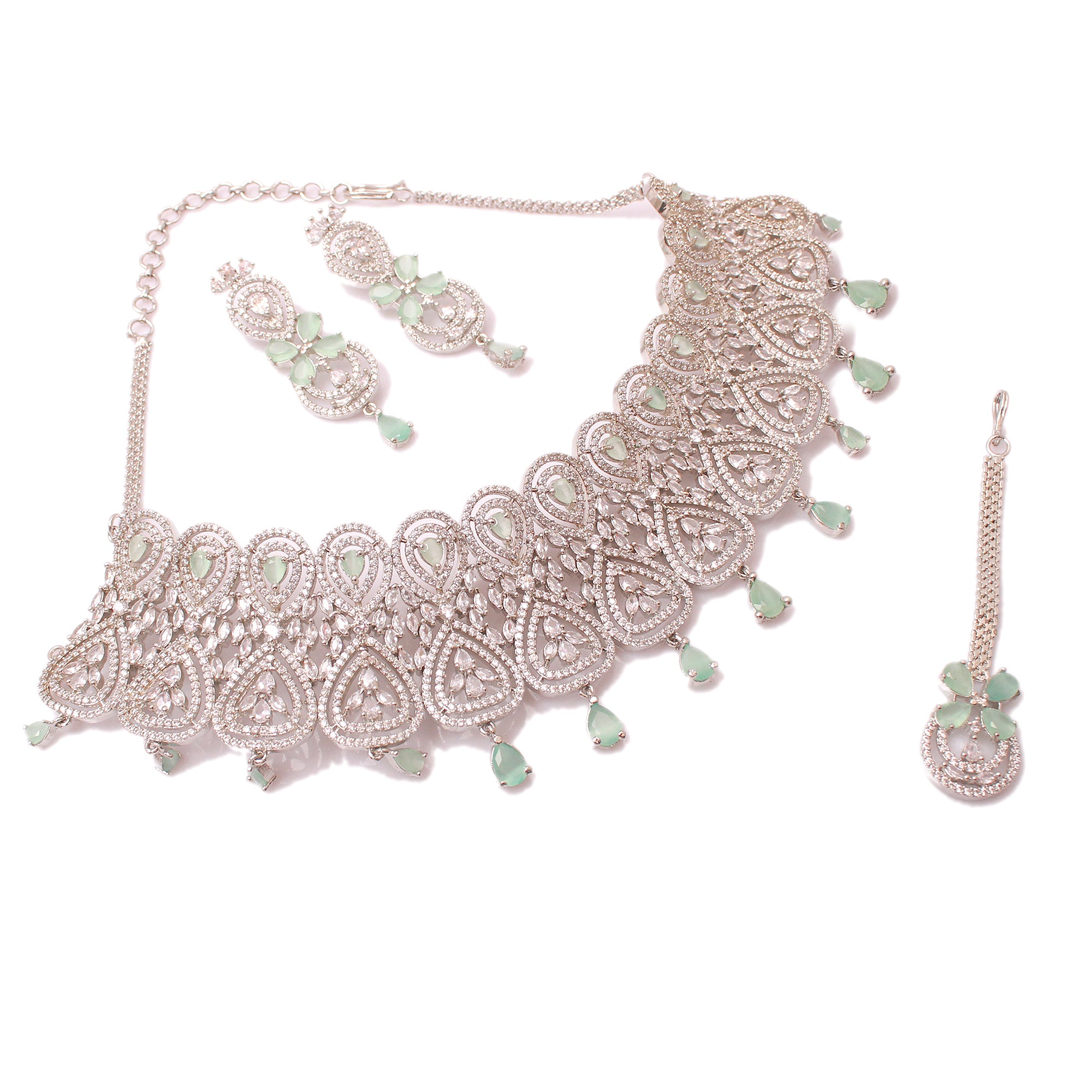 Hazel CZ Designer Choker Set