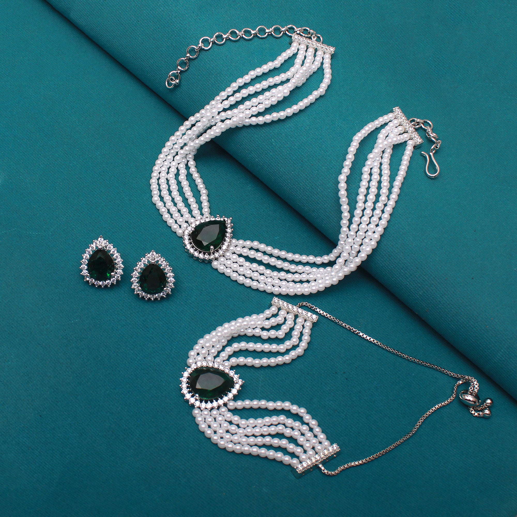 Lavie Emerald Green Pearl Combo Set