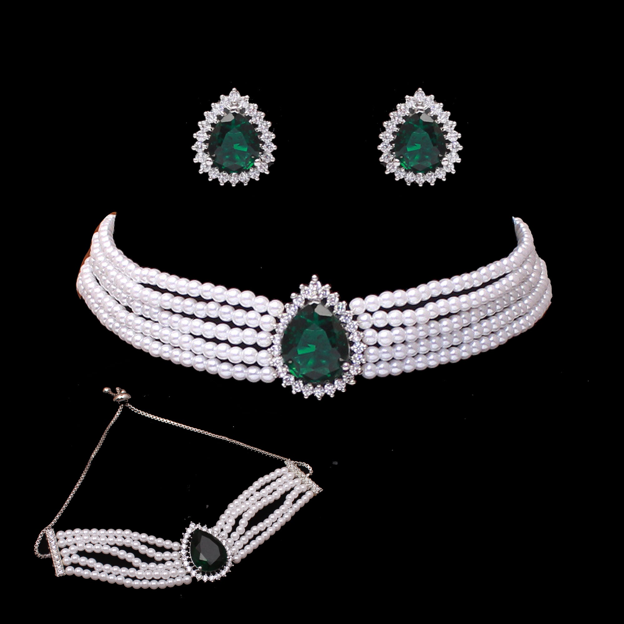 Lavie Emerald Green Pearl Combo Set