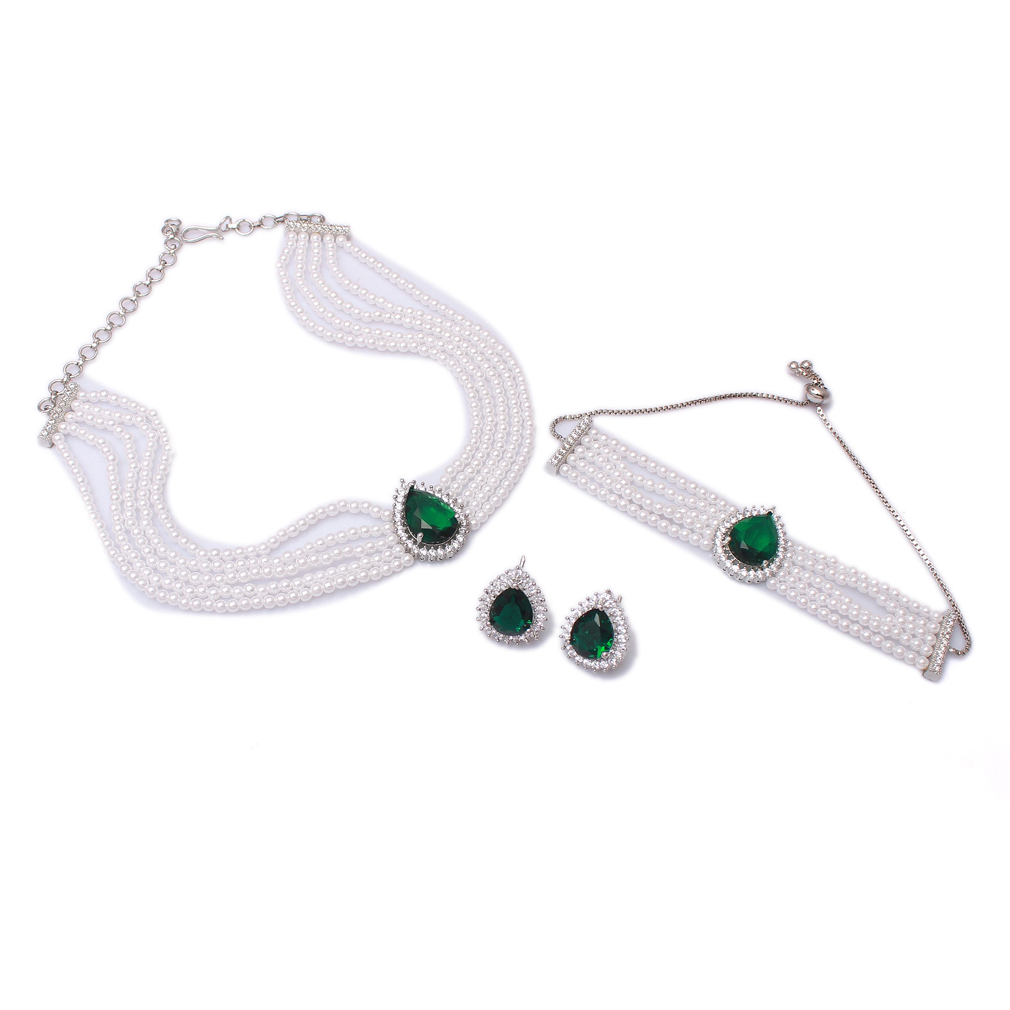 Lavie Emerald Green Pearl Combo Set