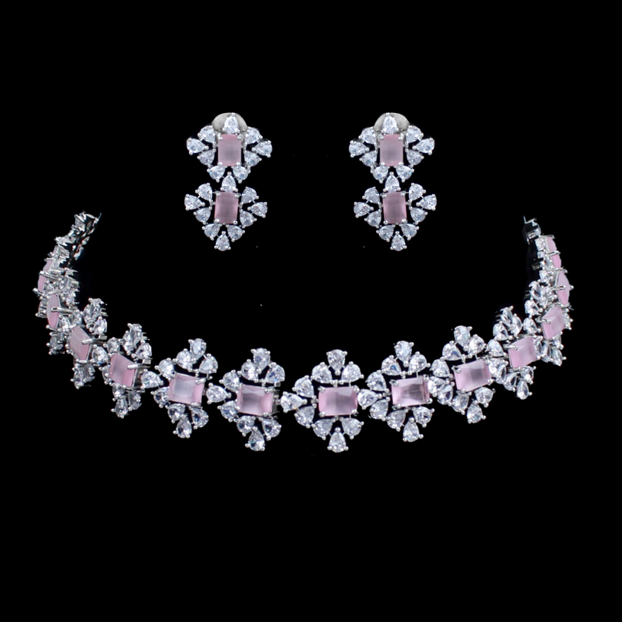 Dorothy Pastel Pink Designer Choker Set