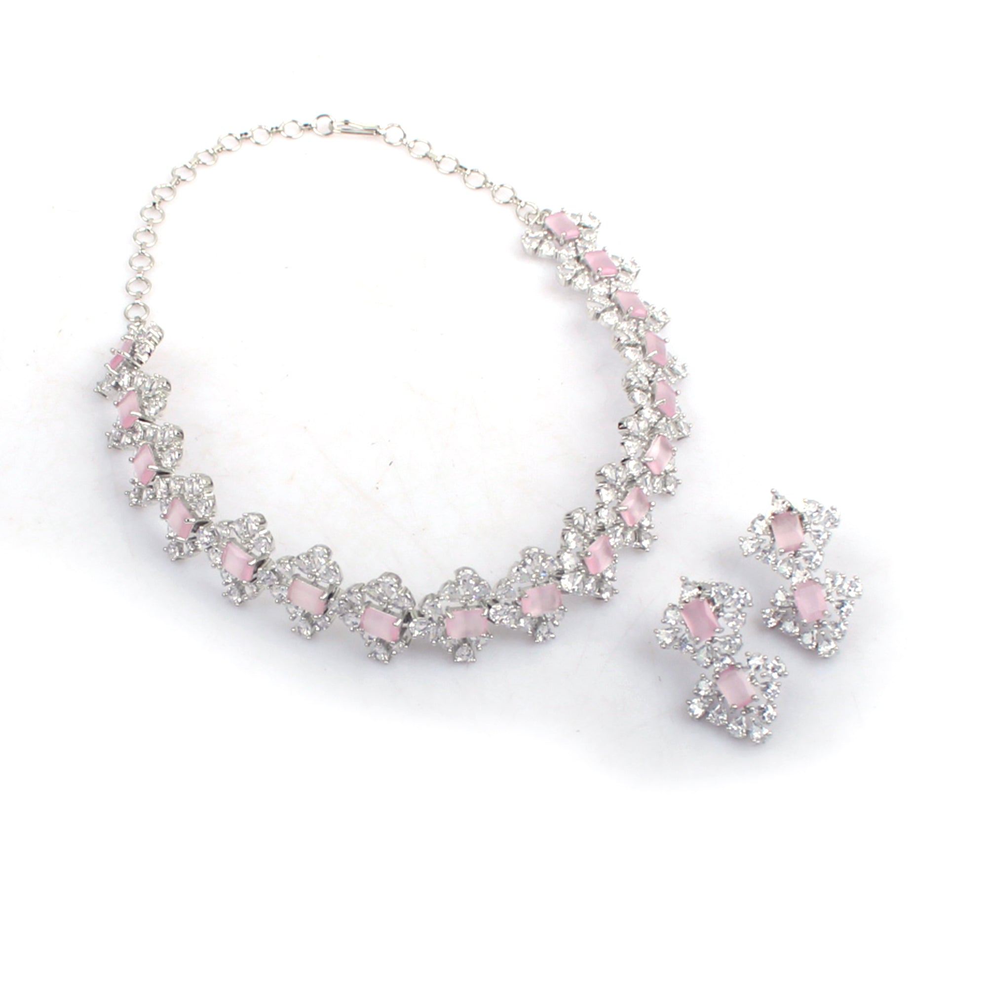 Dorothy Pastel Pink Designer Choker Set