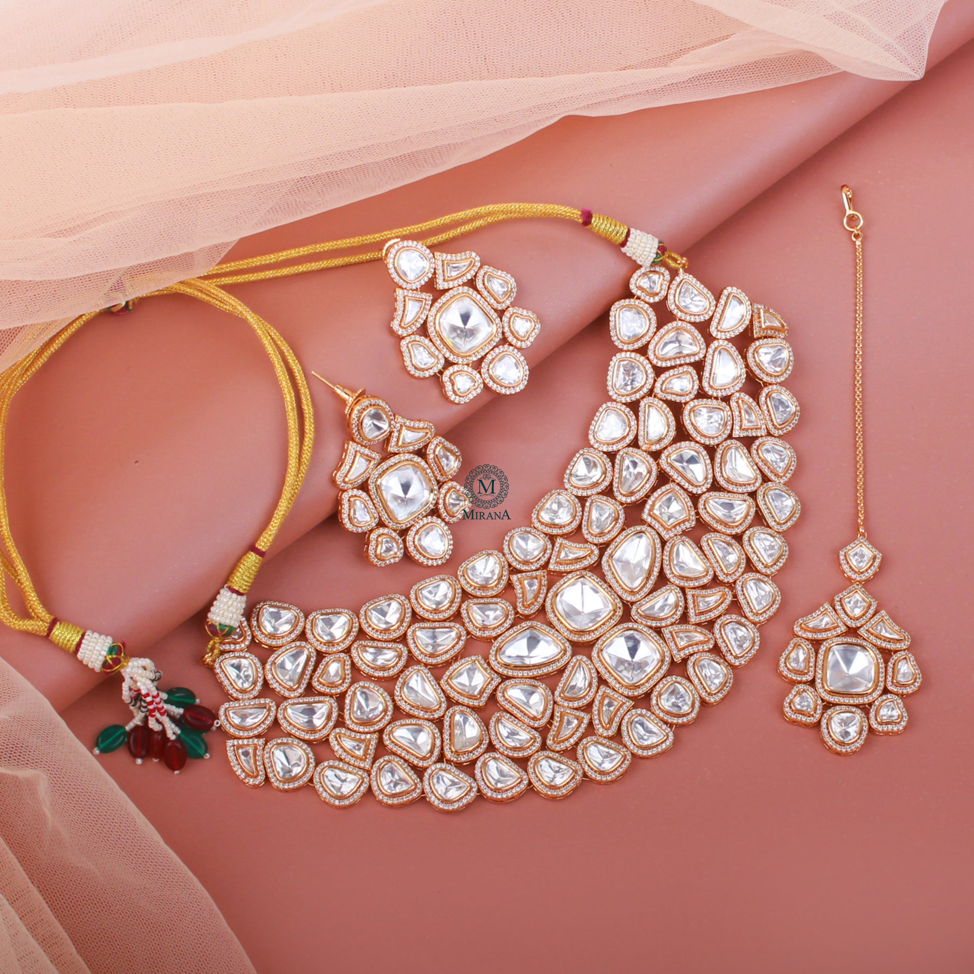 Jaina Polki Bridal Choker Set