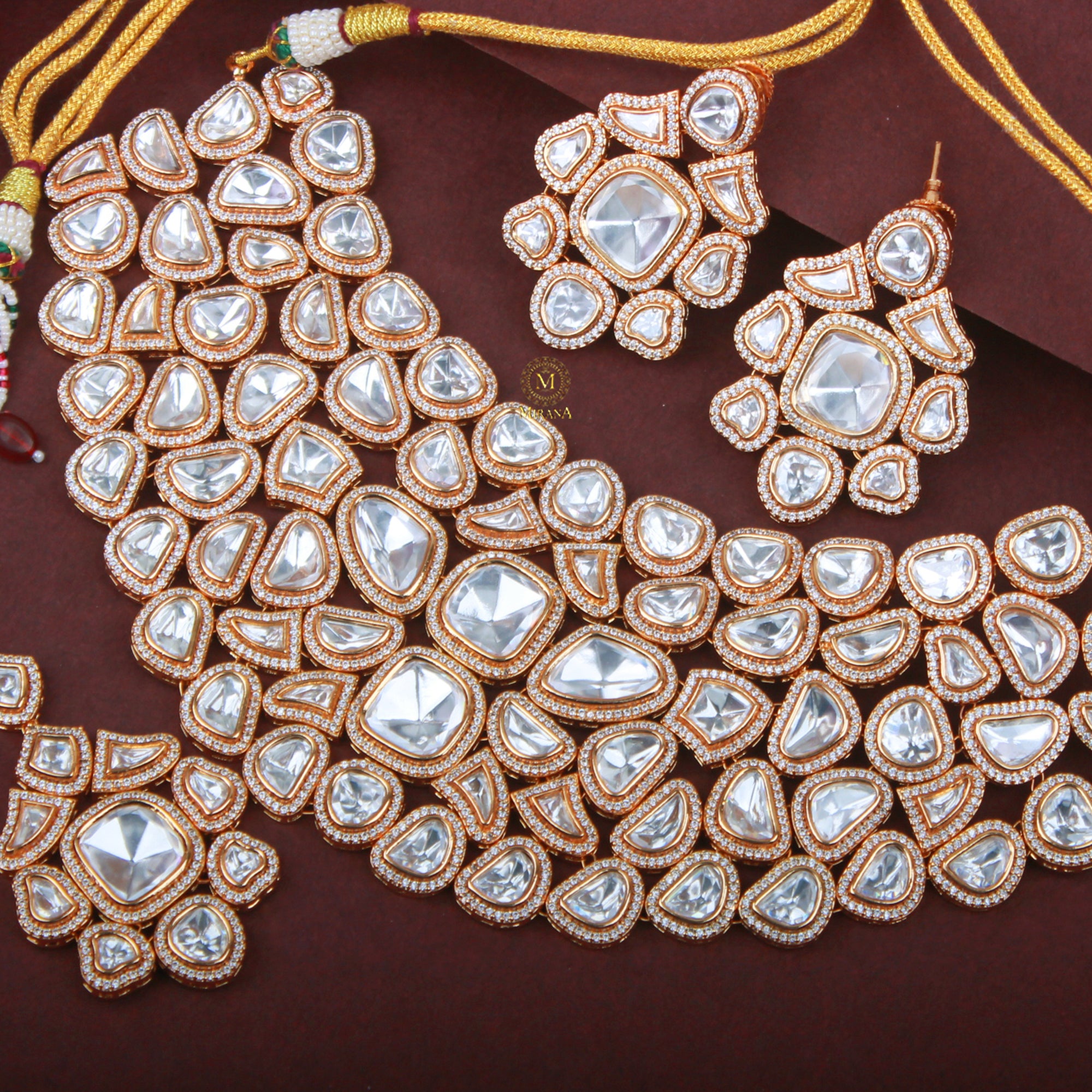 Jaina Polki Bridal Choker Set