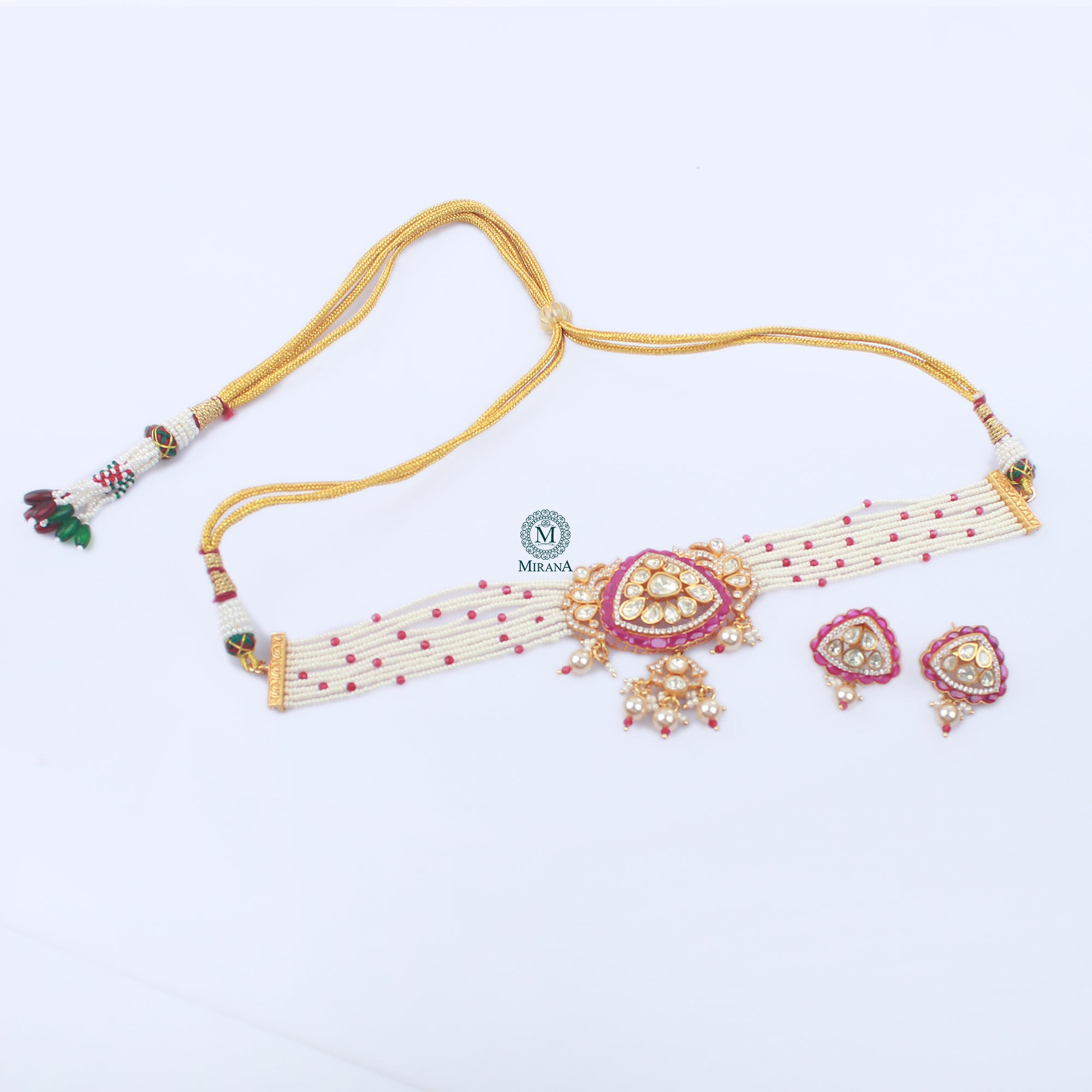 Mehak Moissanite Designer Choker Set