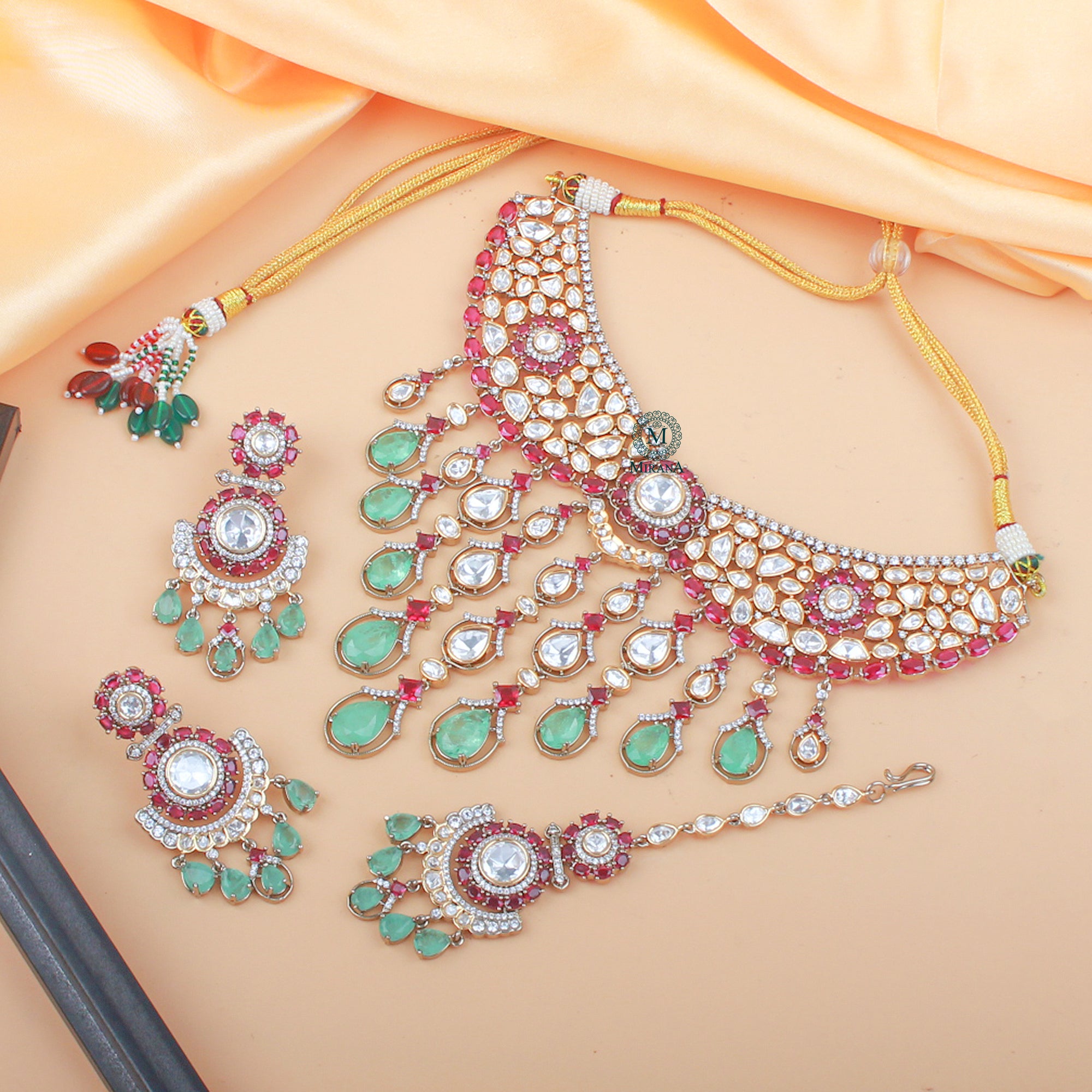 Anishi Polki Bridal Choker Set