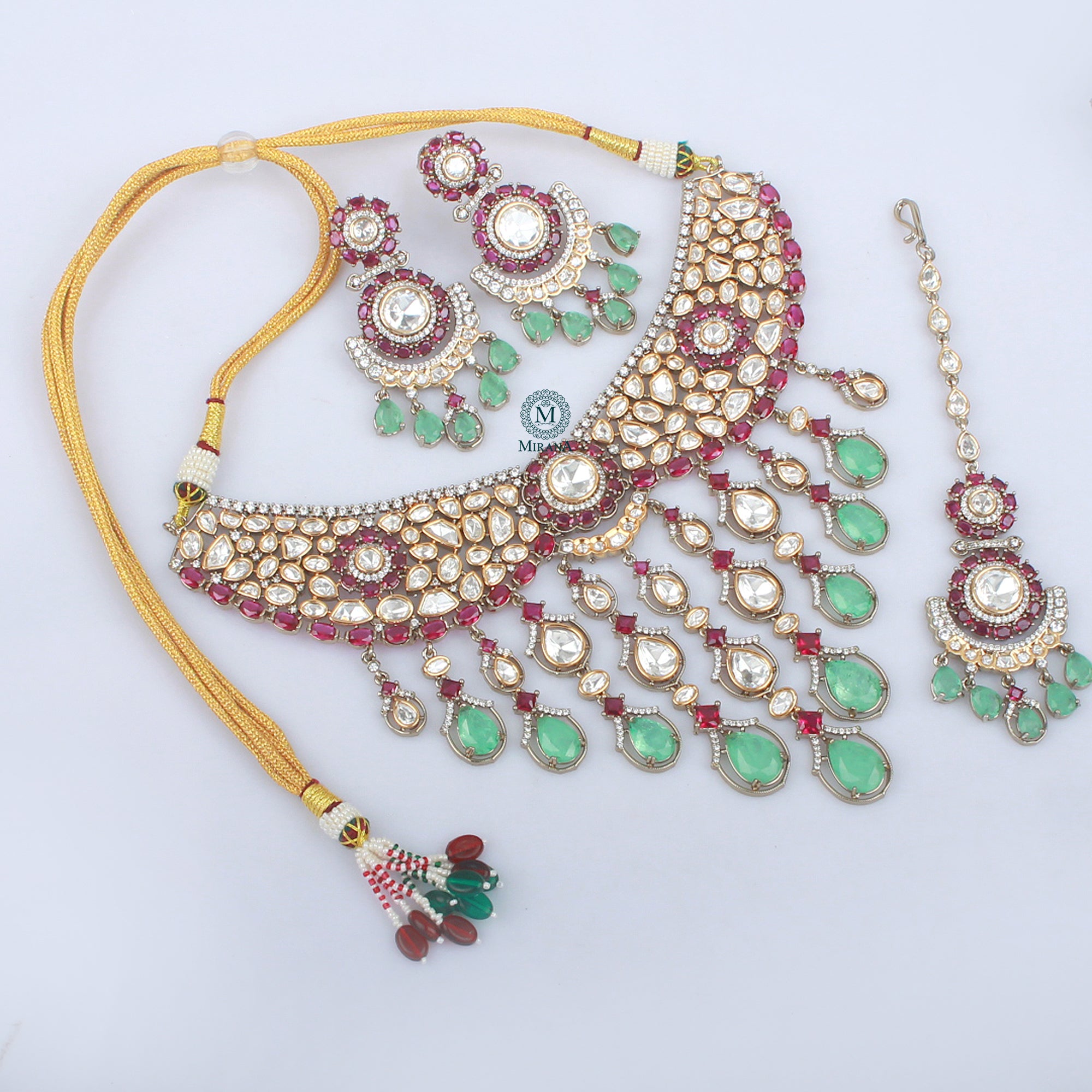 Anishi Polki Bridal Choker Set