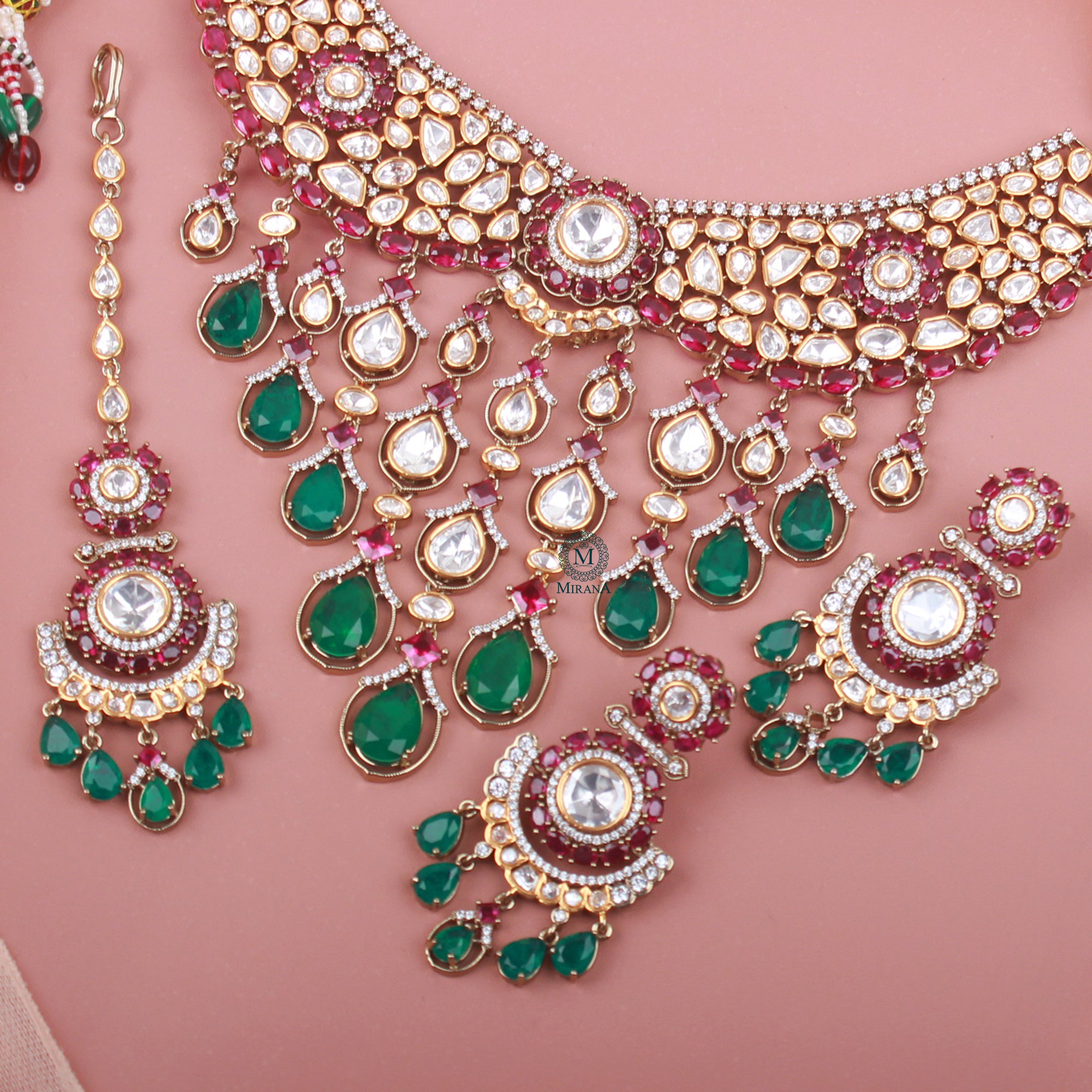 Anishi Polki Bridal Choker Set