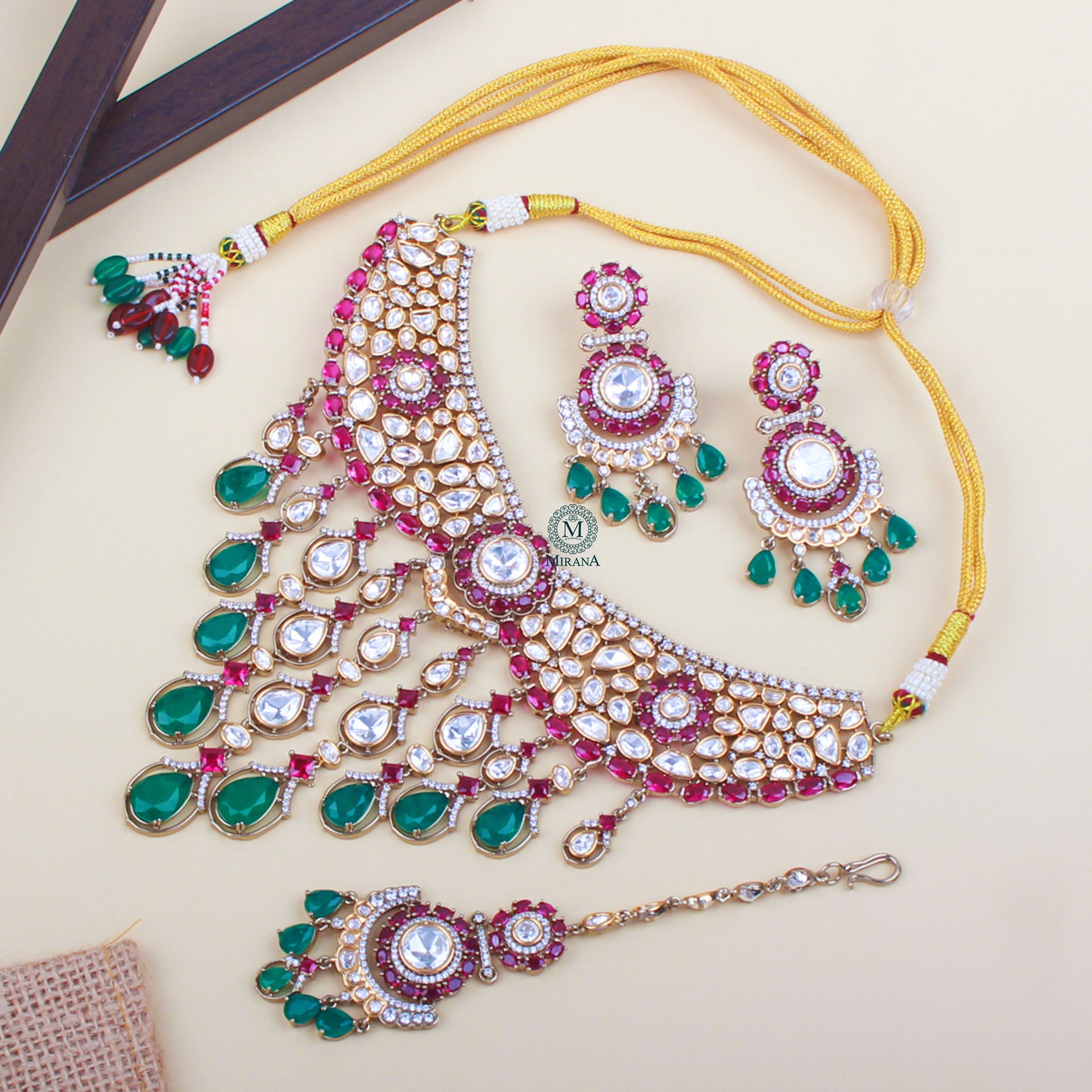 Anishi Polki Bridal Choker Set