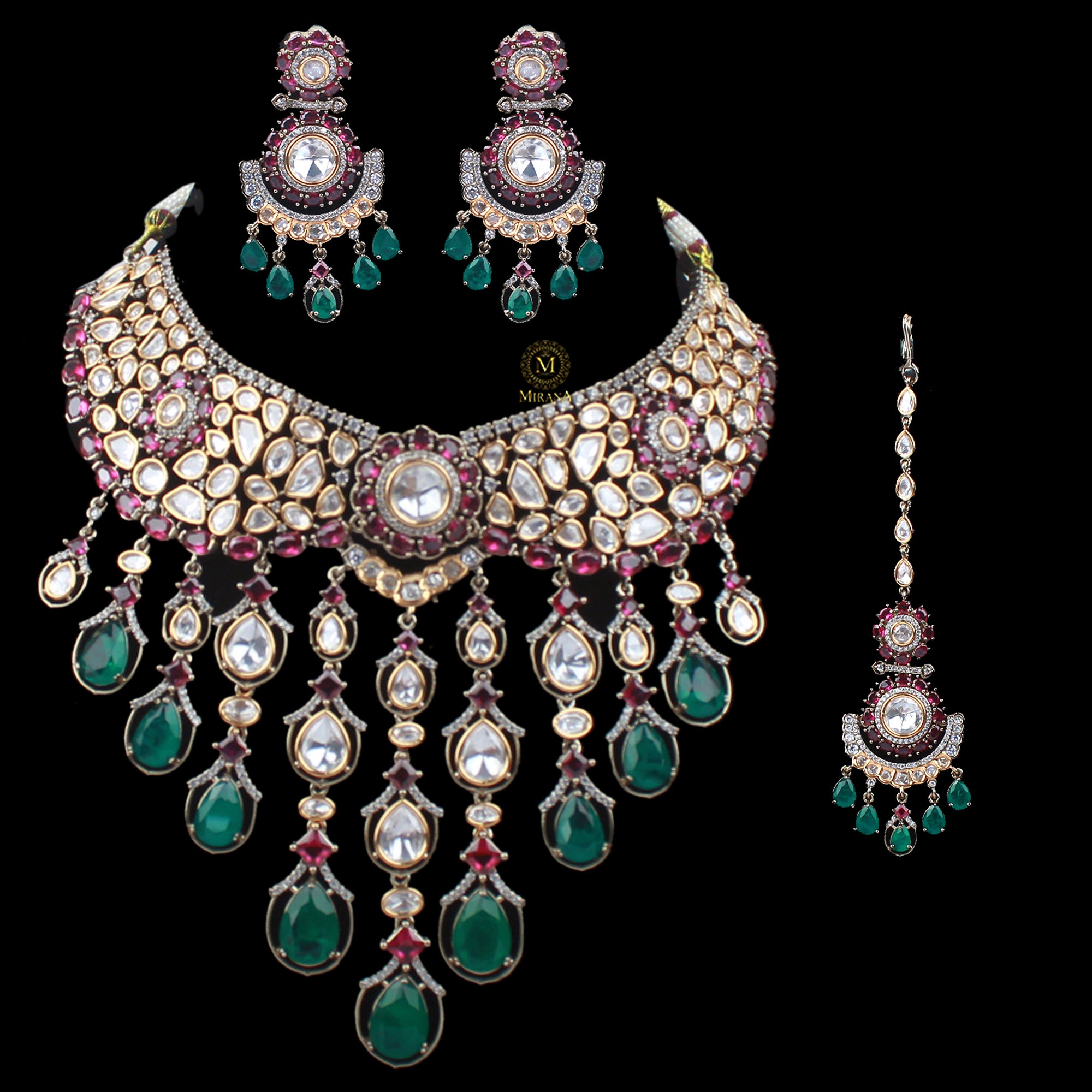 Anishi Polki Bridal Choker Set