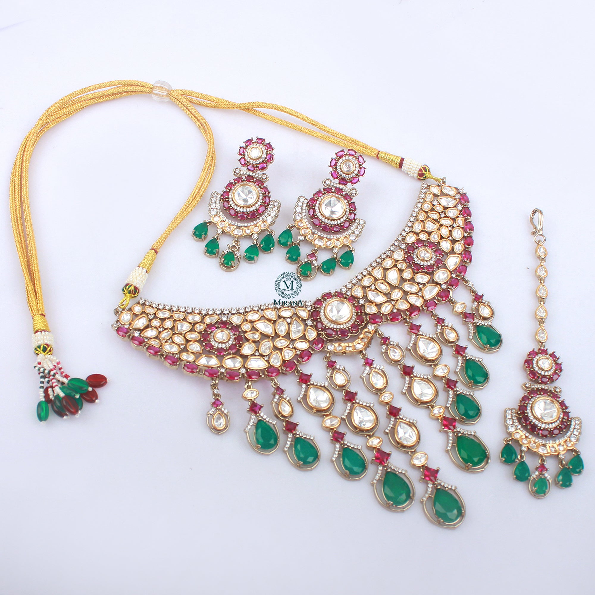 Anishi Polki Bridal Choker Set