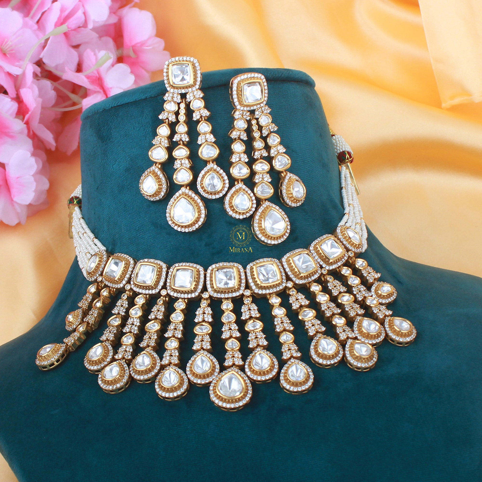 Barkha Moissanite Bridal Choker Set