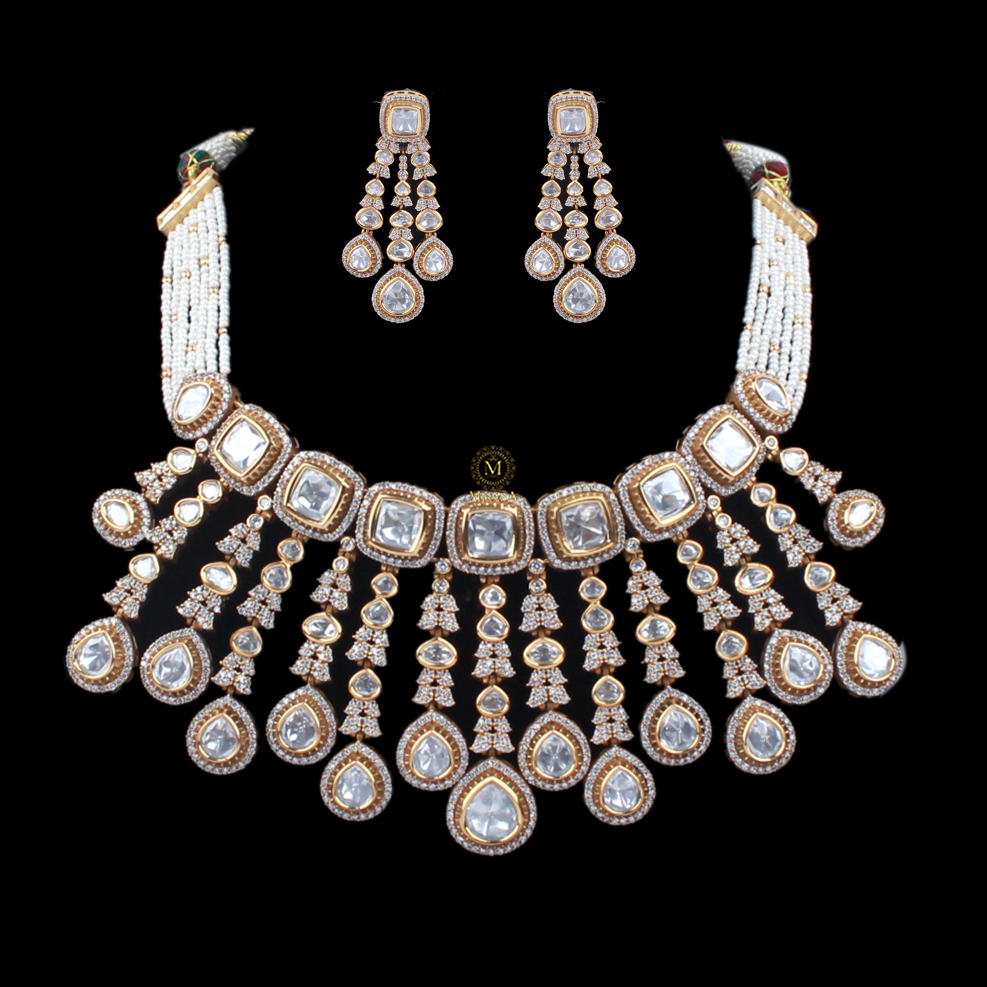 Barkha Moissanite Bridal Choker Set