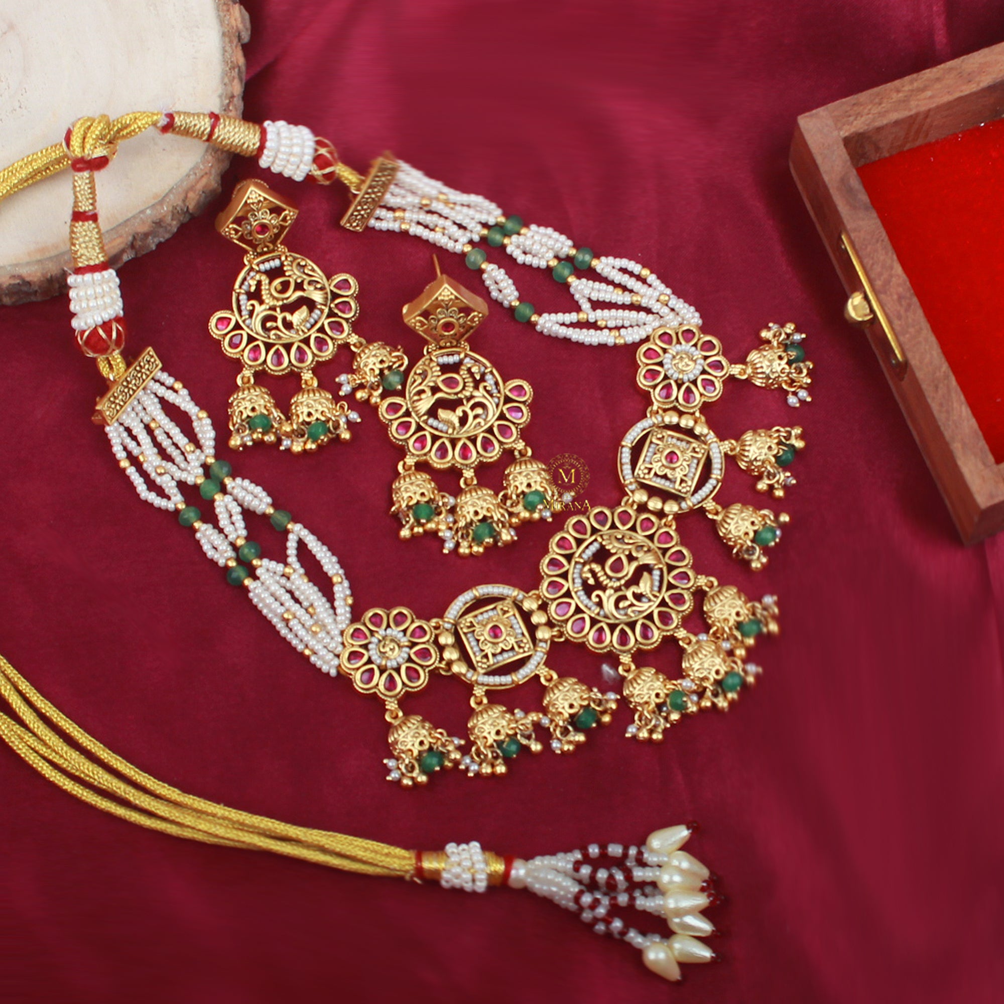 Vrinda Antique Designer Choker Set