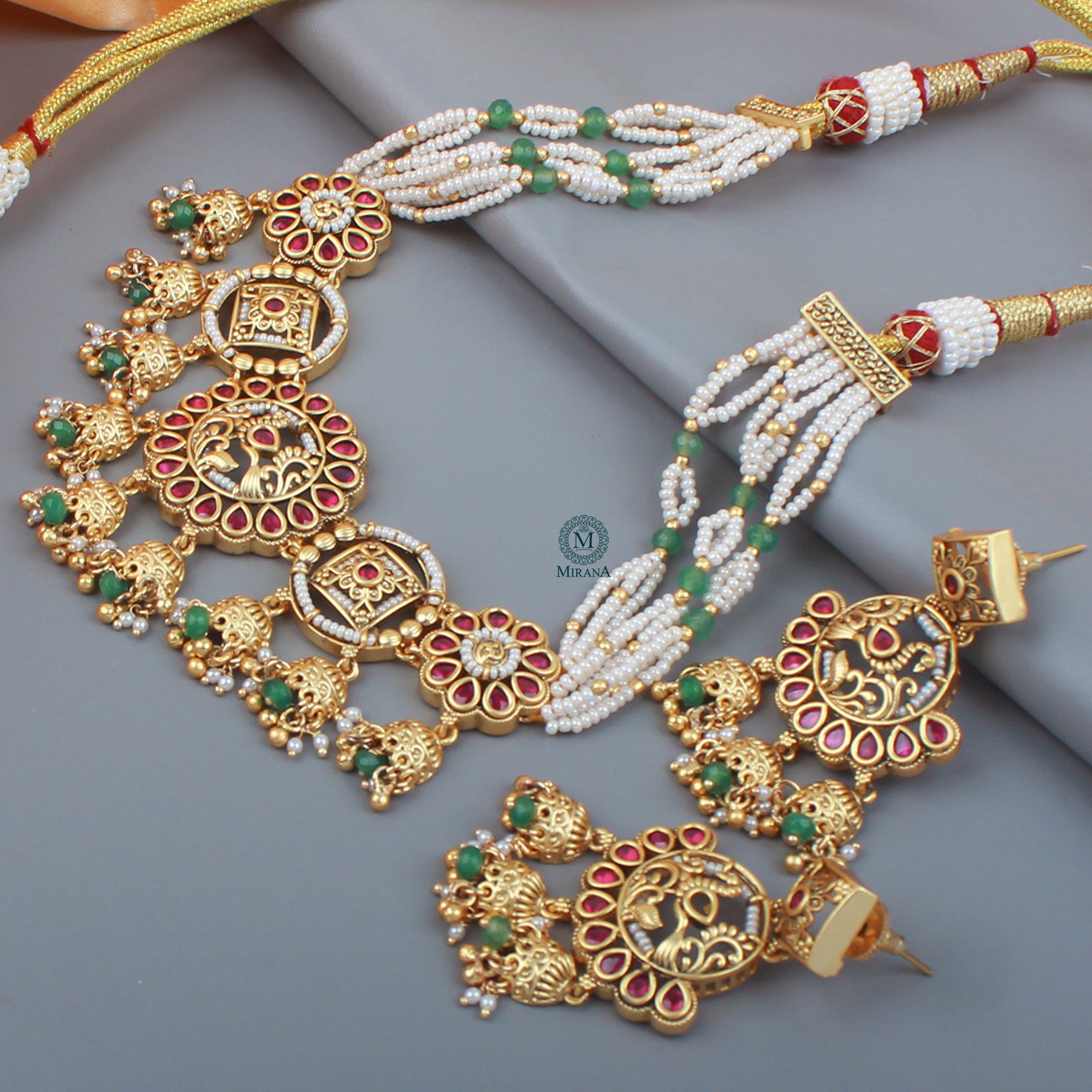 Vrinda Antique Designer Choker Set