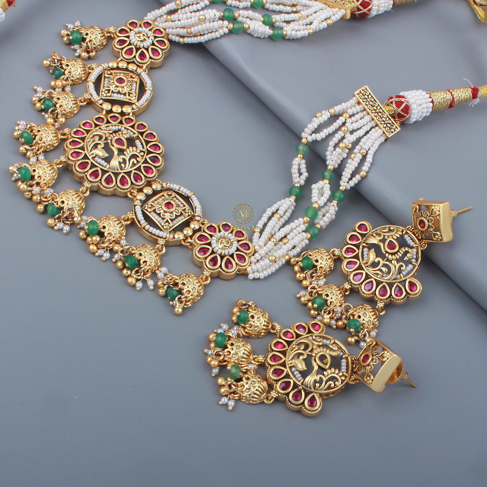 Vrinda Antique Designer Choker Set