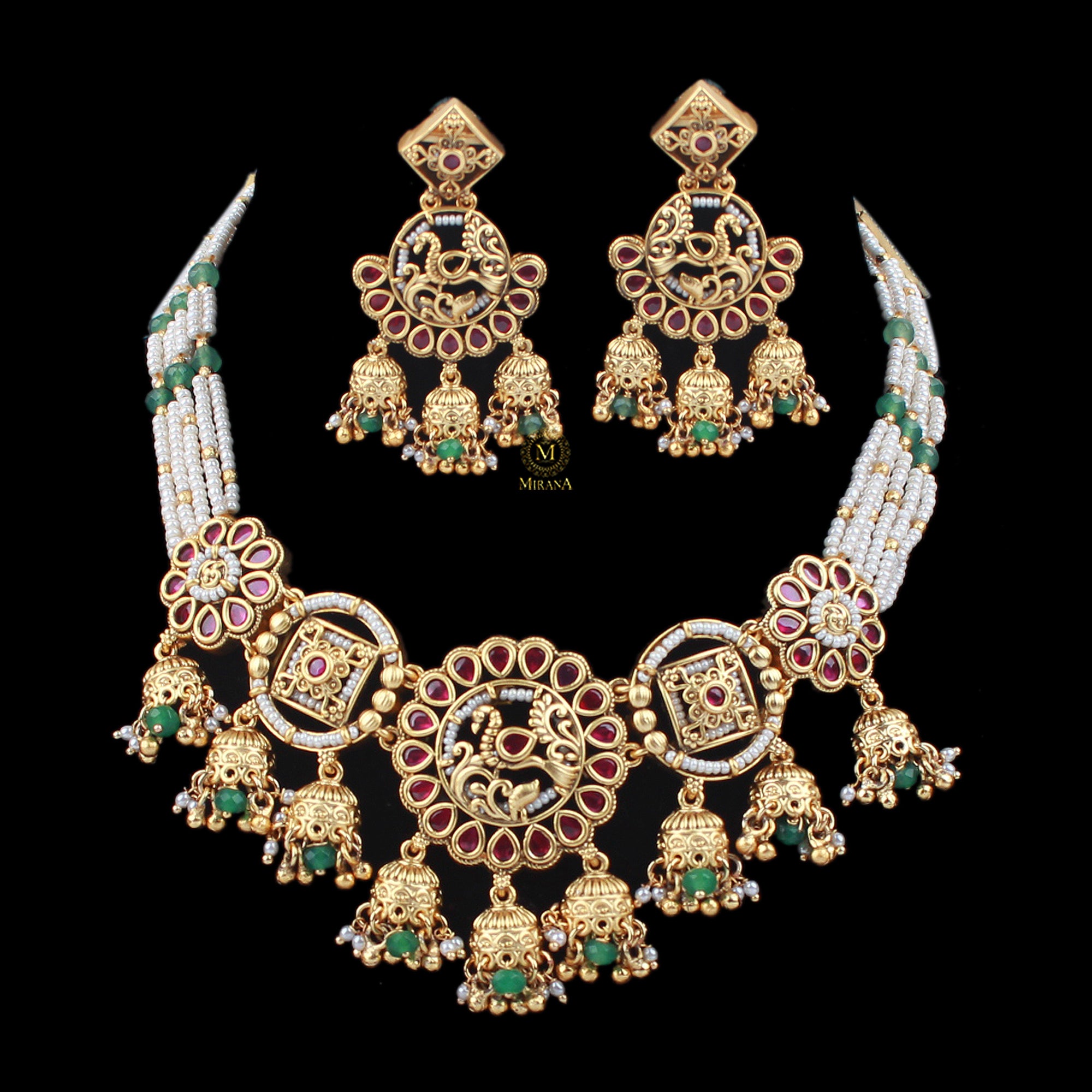 Vrinda Antique Designer Choker Set