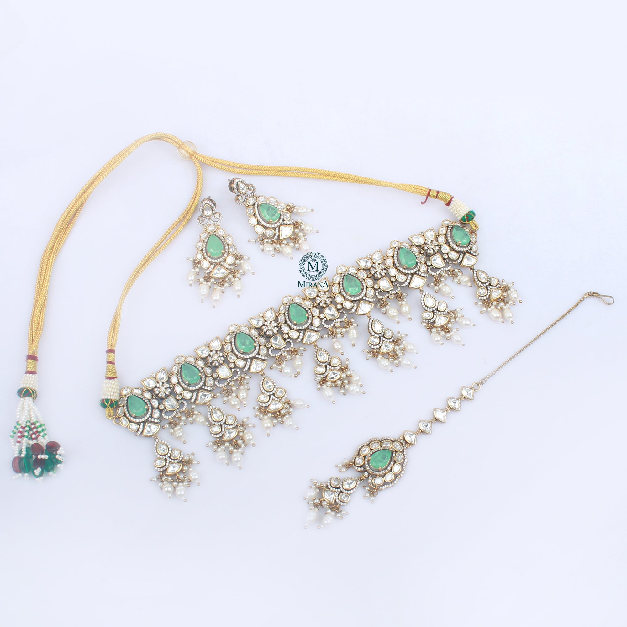 Hinaya Polki Bridal Choker Set