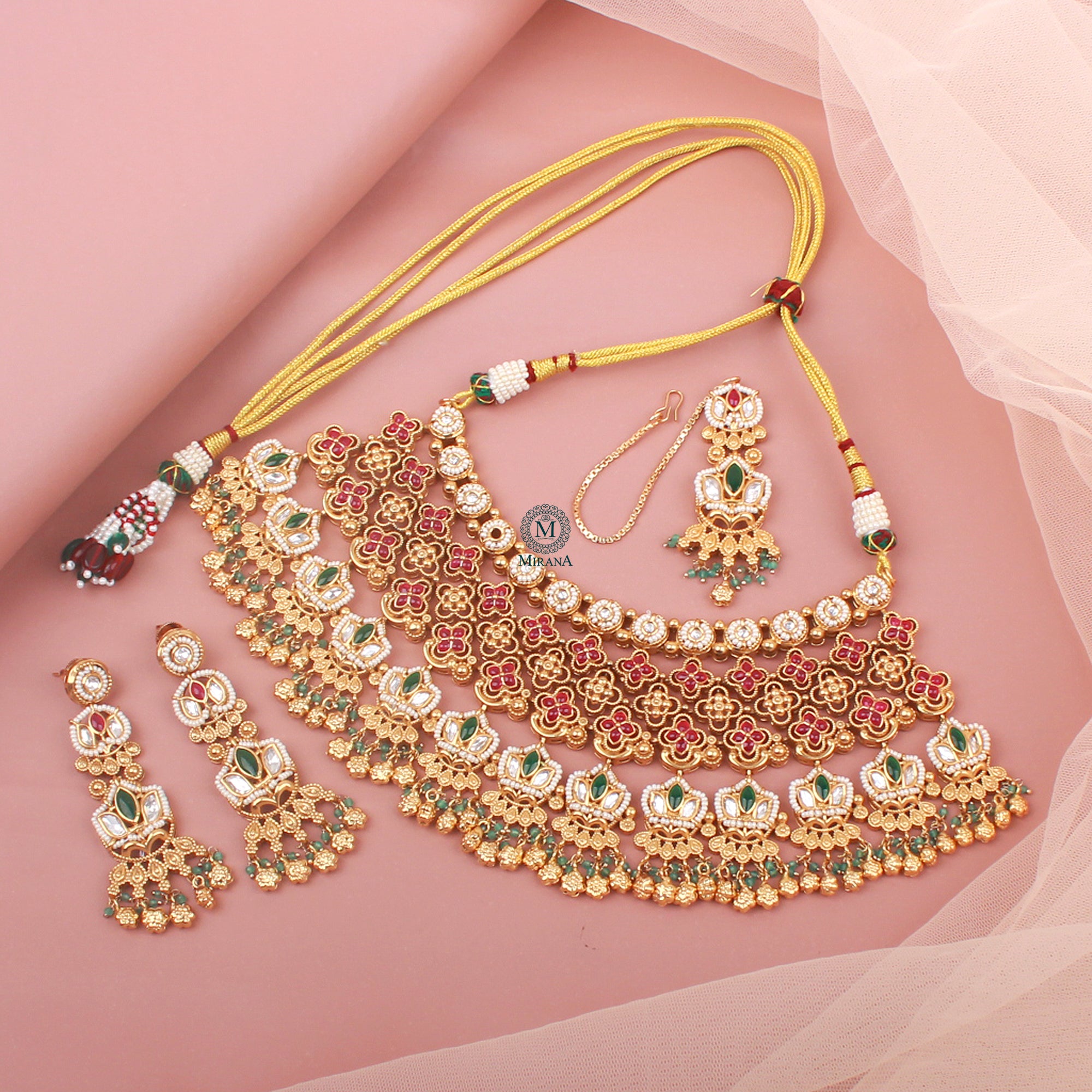 Shaurya Antique Bridal Choker Set