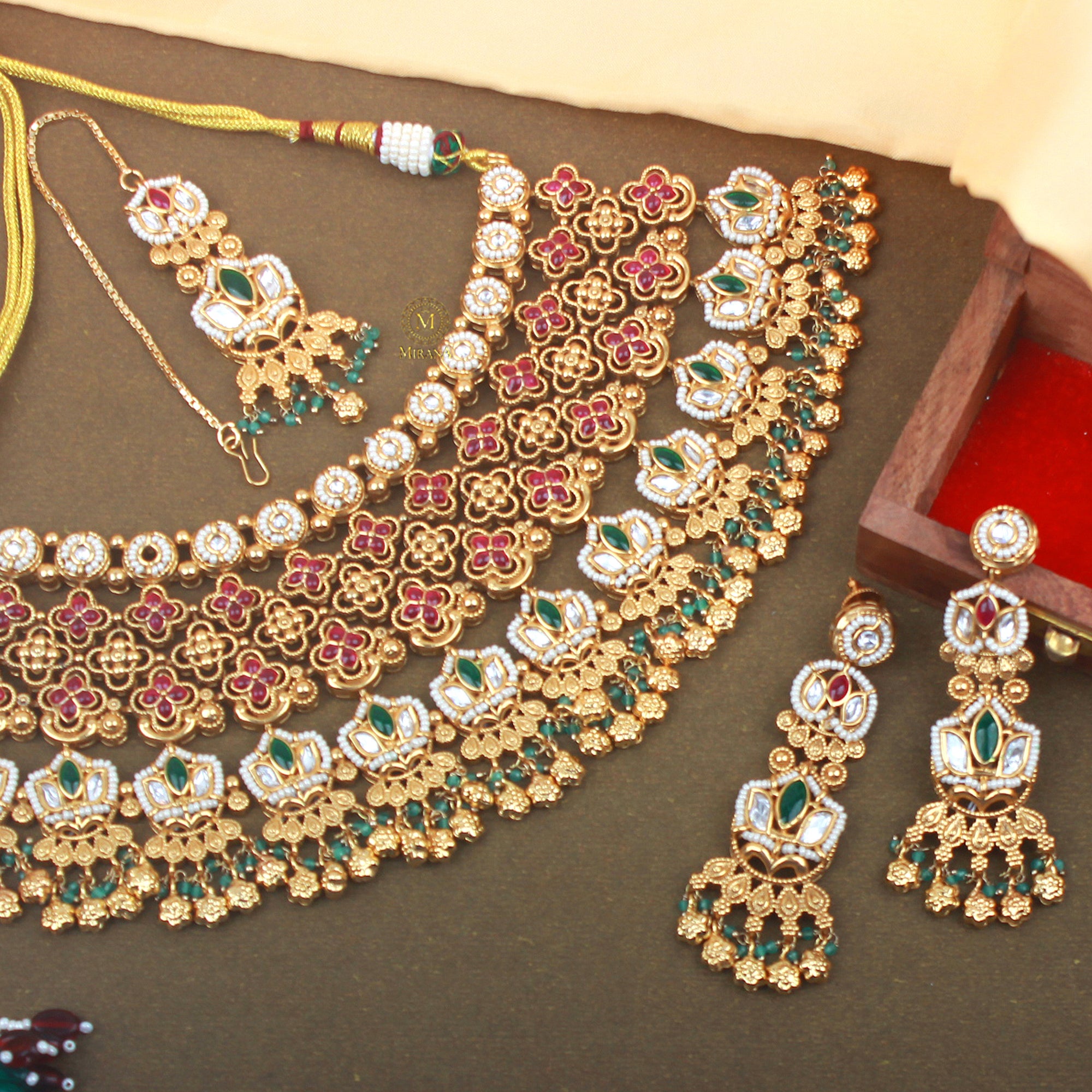 Shaurya Antique Bridal Choker Set