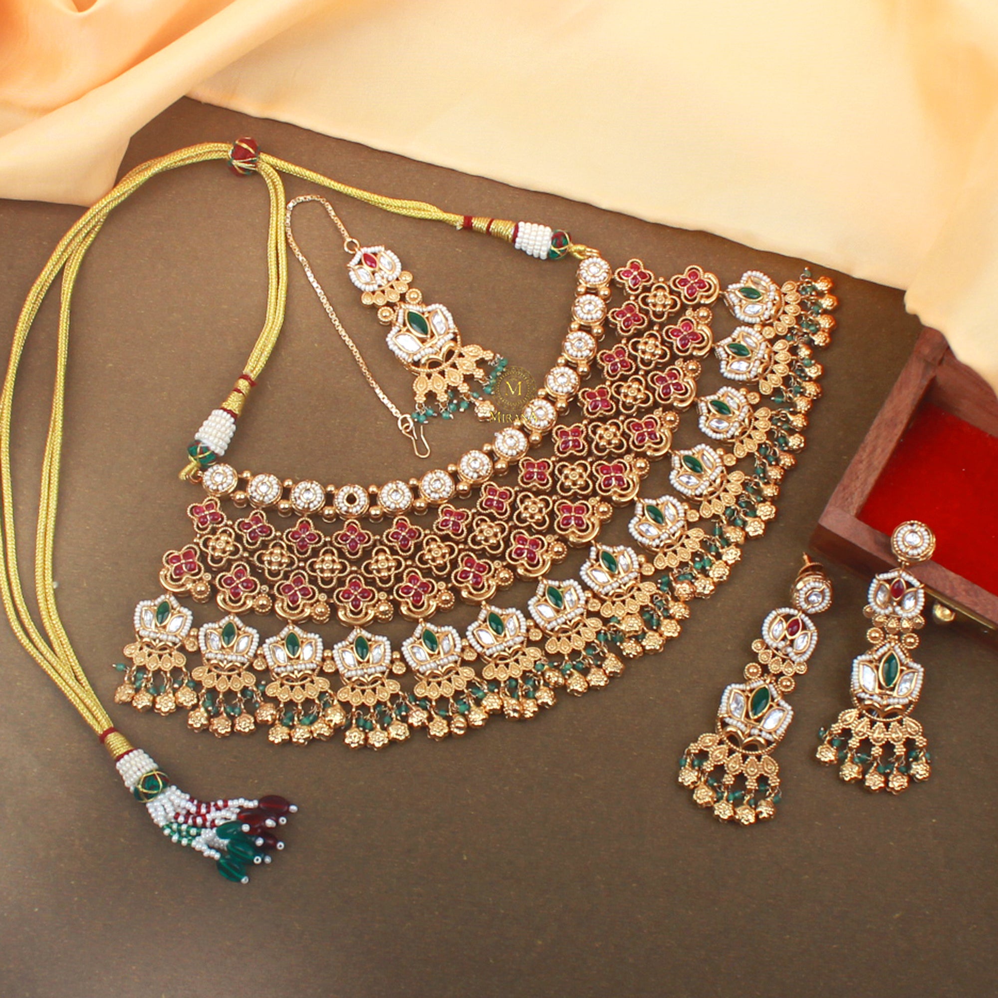 Shaurya Antique Bridal Choker Set