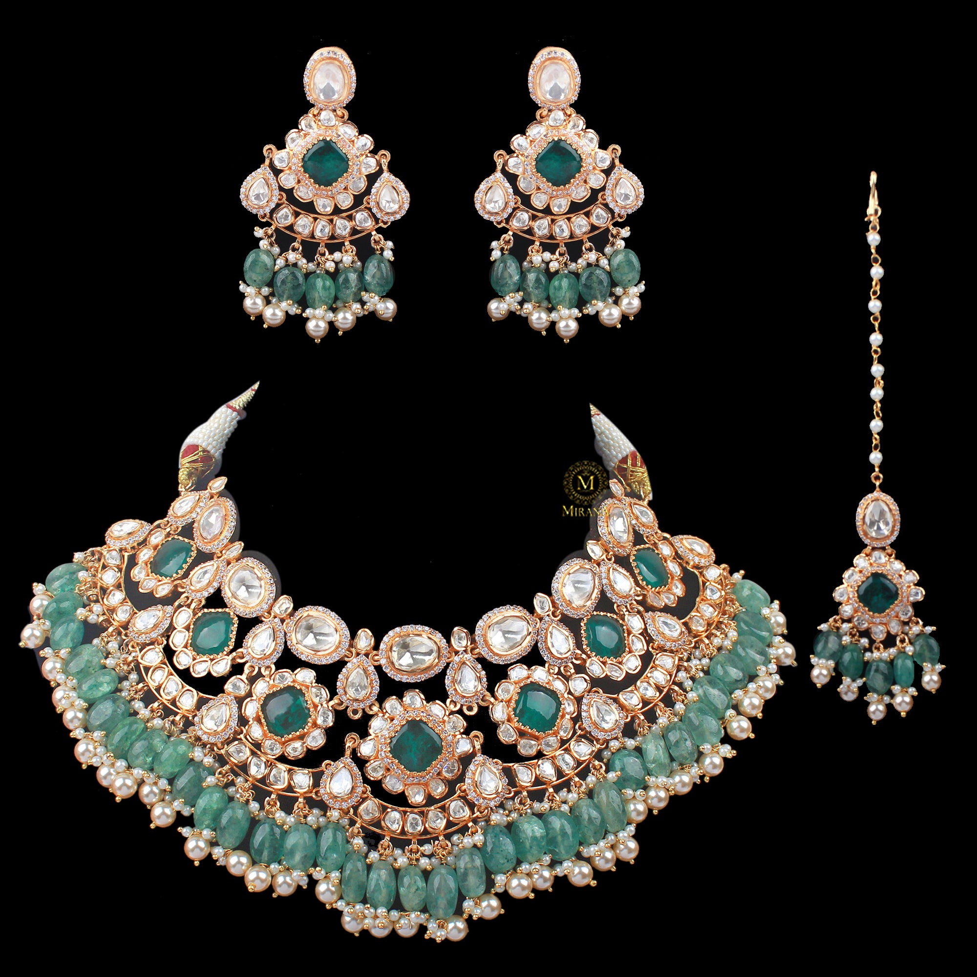 Siyashree Moissanite Bridal Choker Set
