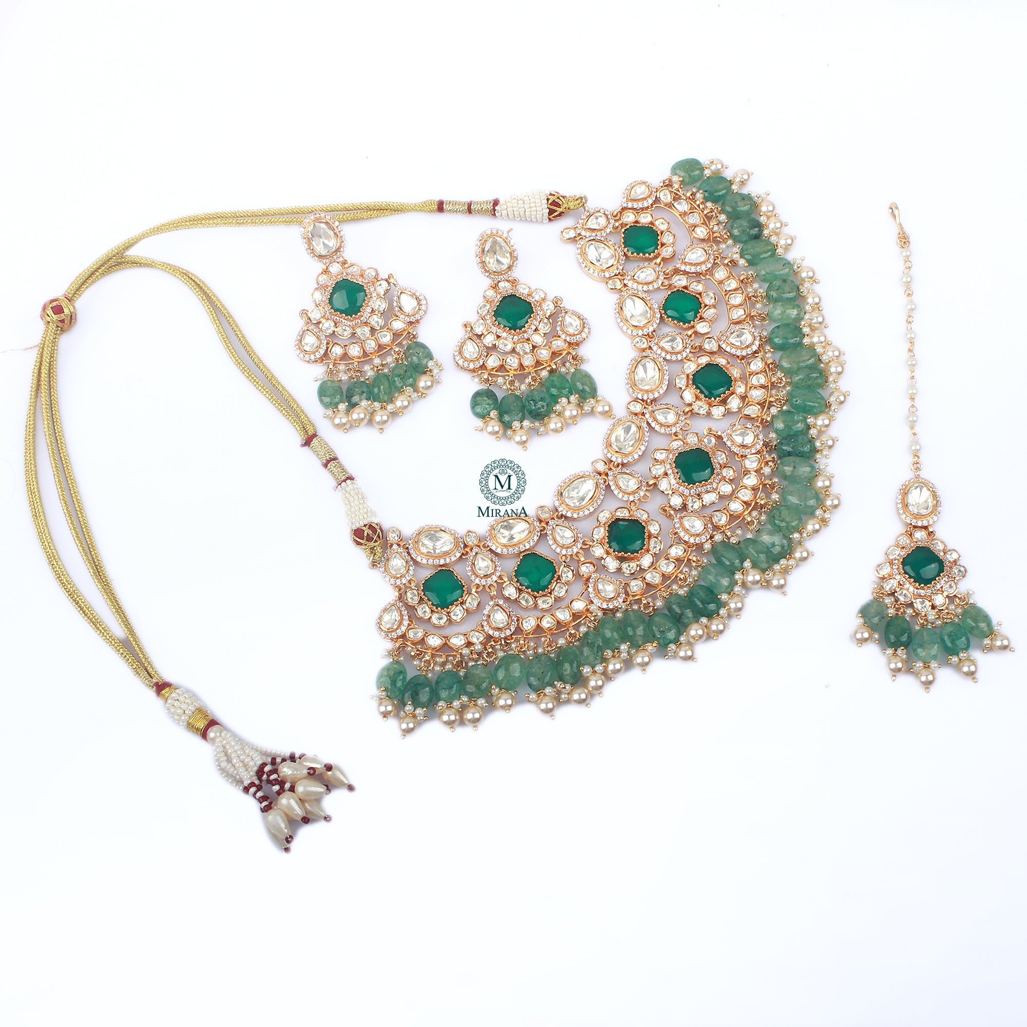 Siyashree Moissanite Bridal Choker Set