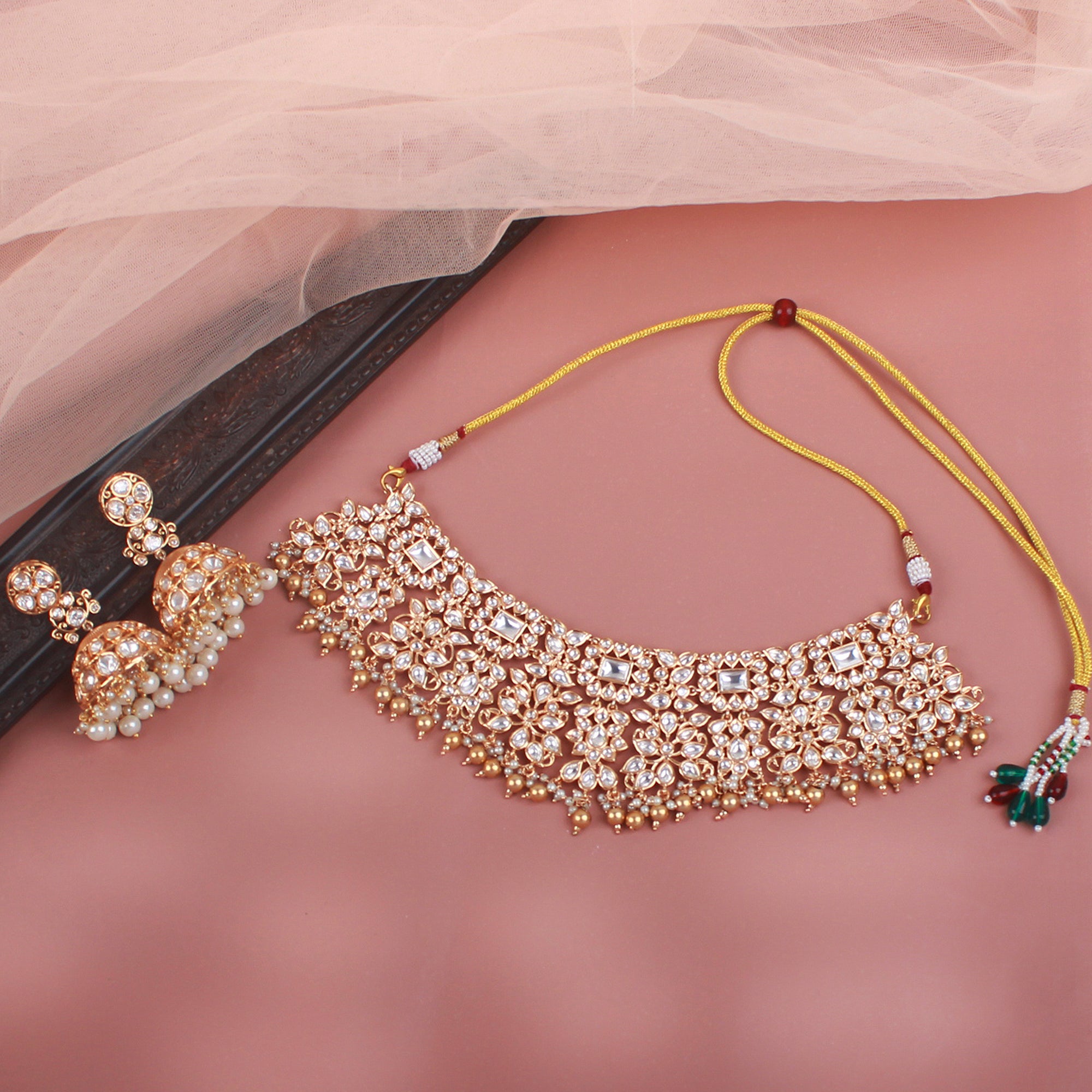 Kashvi Polki Designer Choker Set