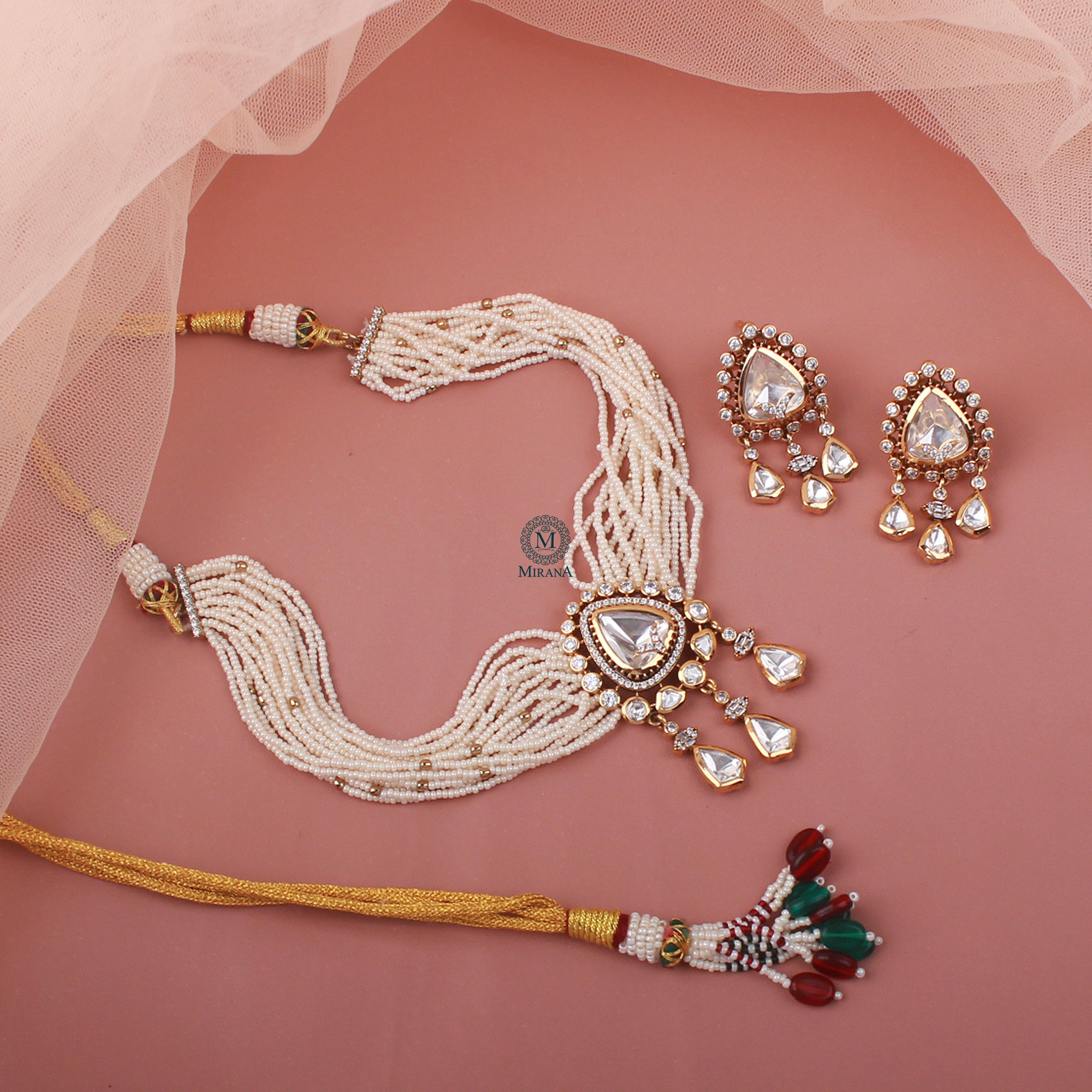 Roobi Polki Choker Set