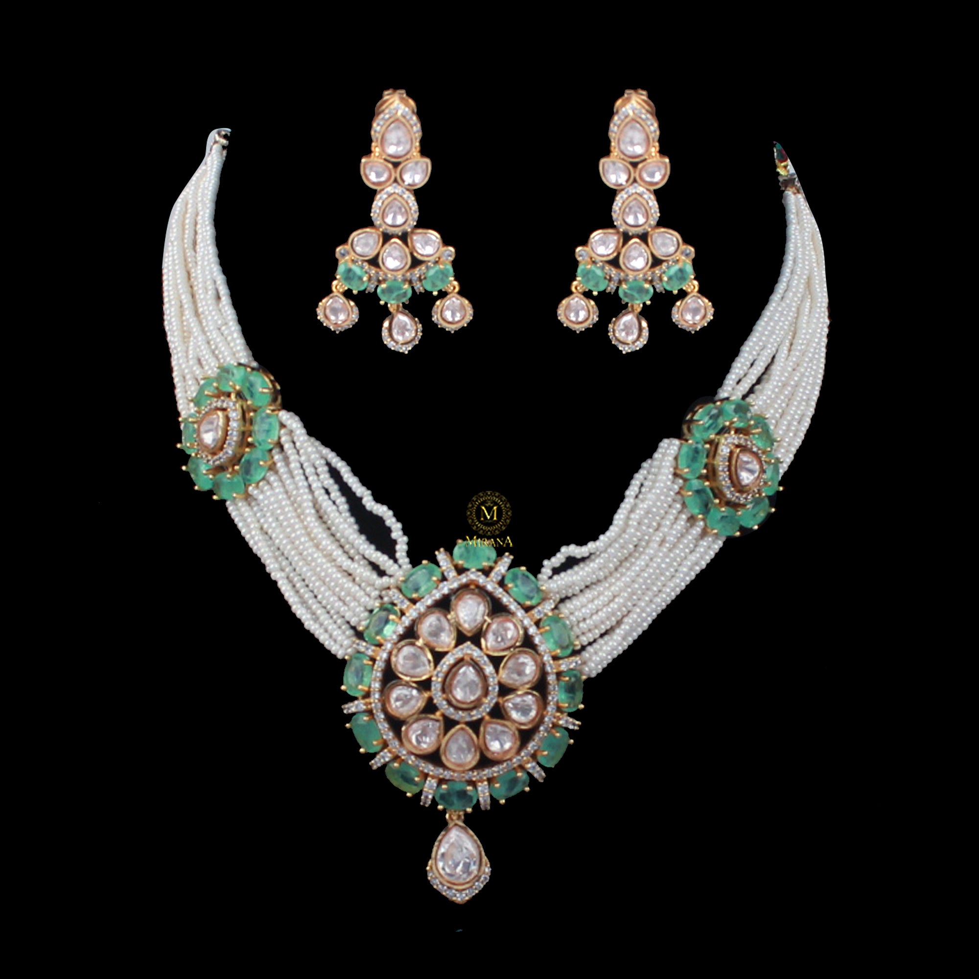 Dhvani Moissanite Designer Choker Set