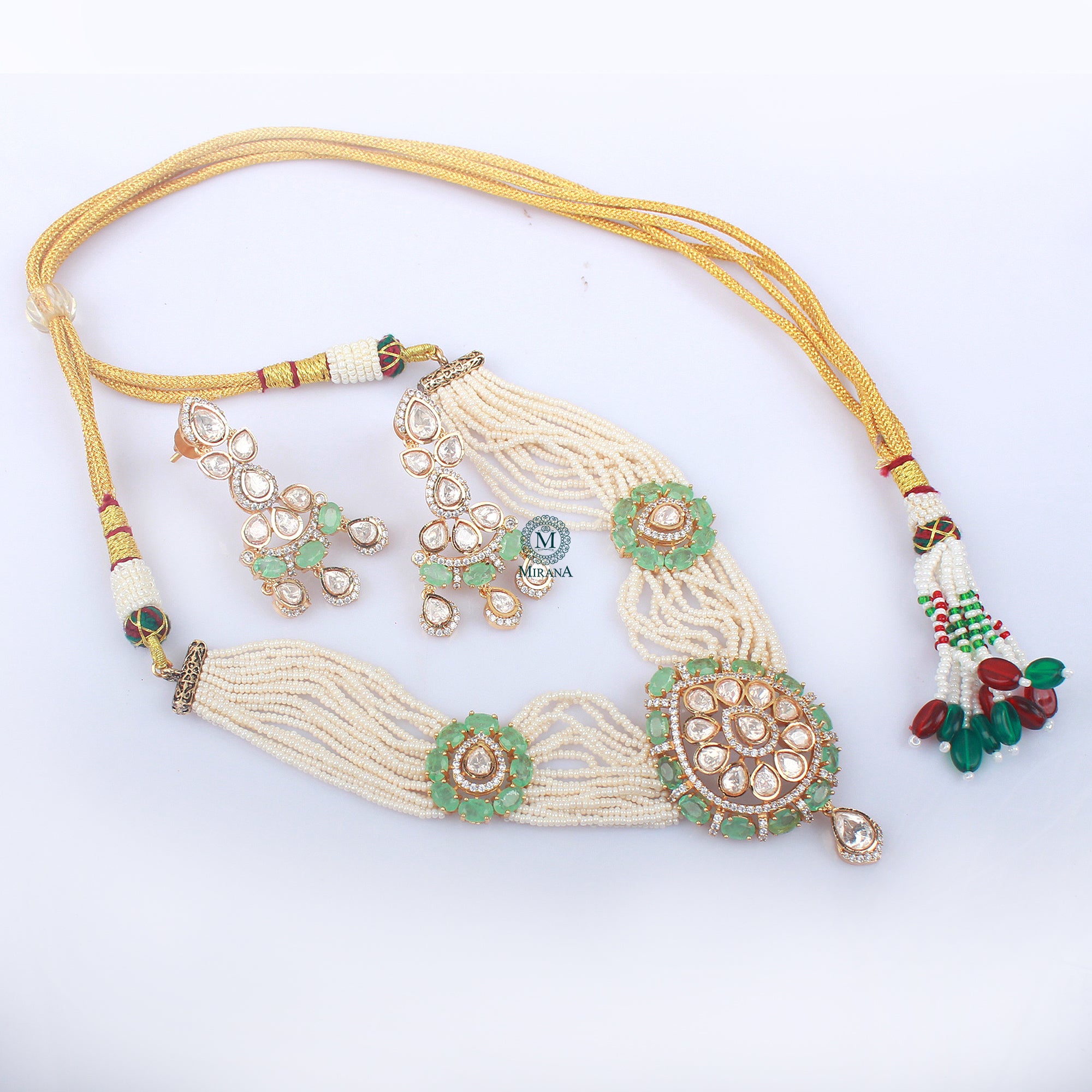 Dhvani Moissanite Designer Choker Set