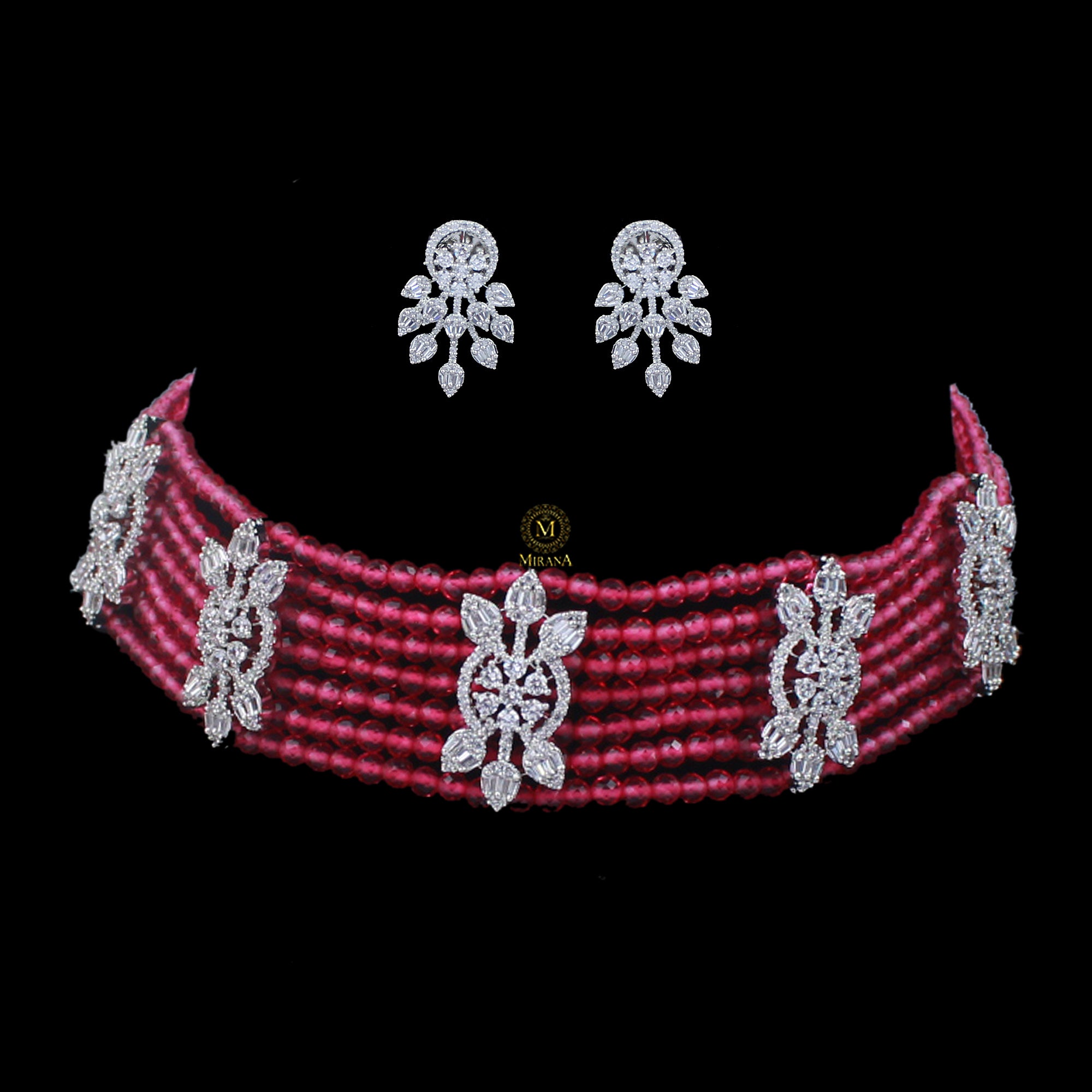 Ayla CZ Designer Choker Set