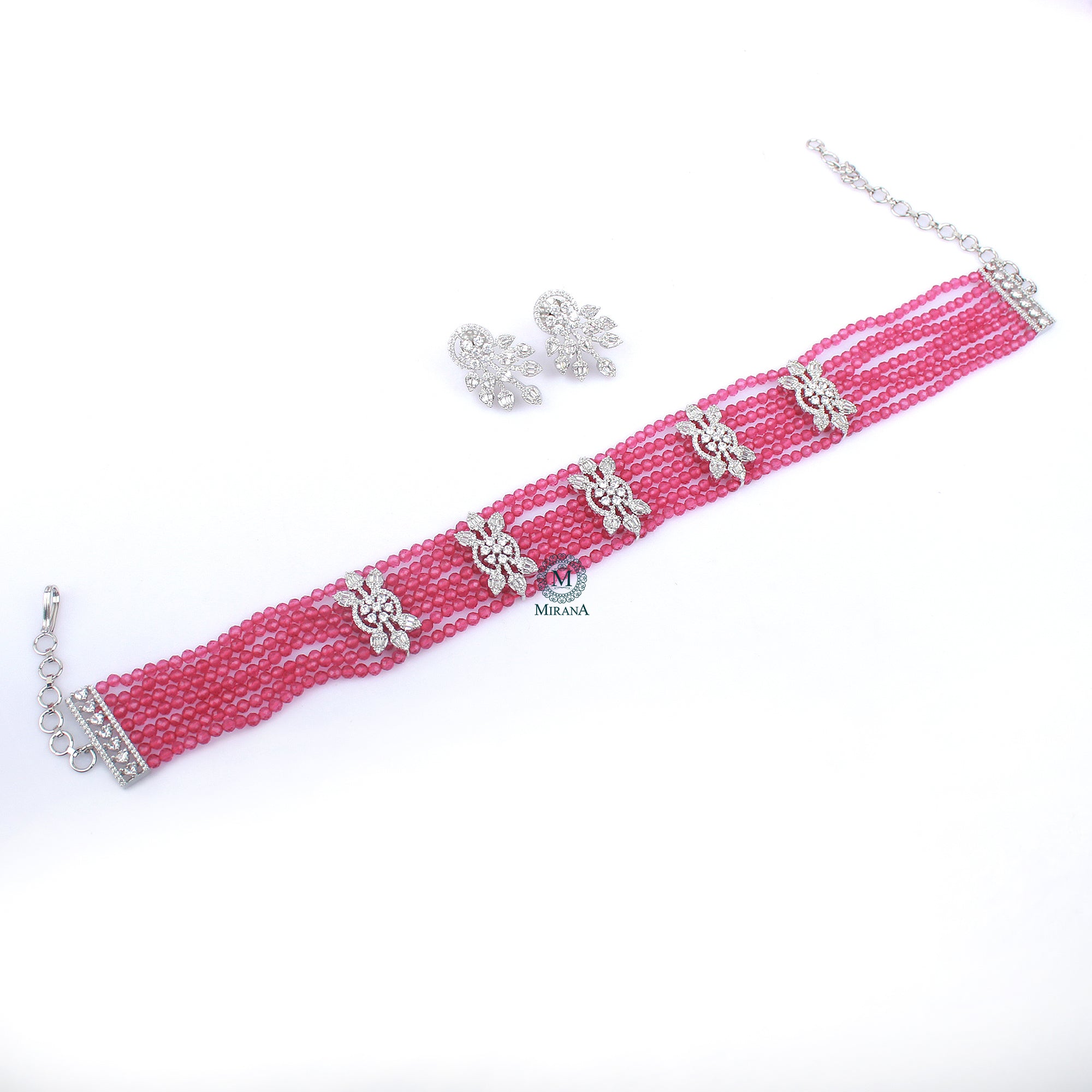 Ayla CZ Designer Choker Set