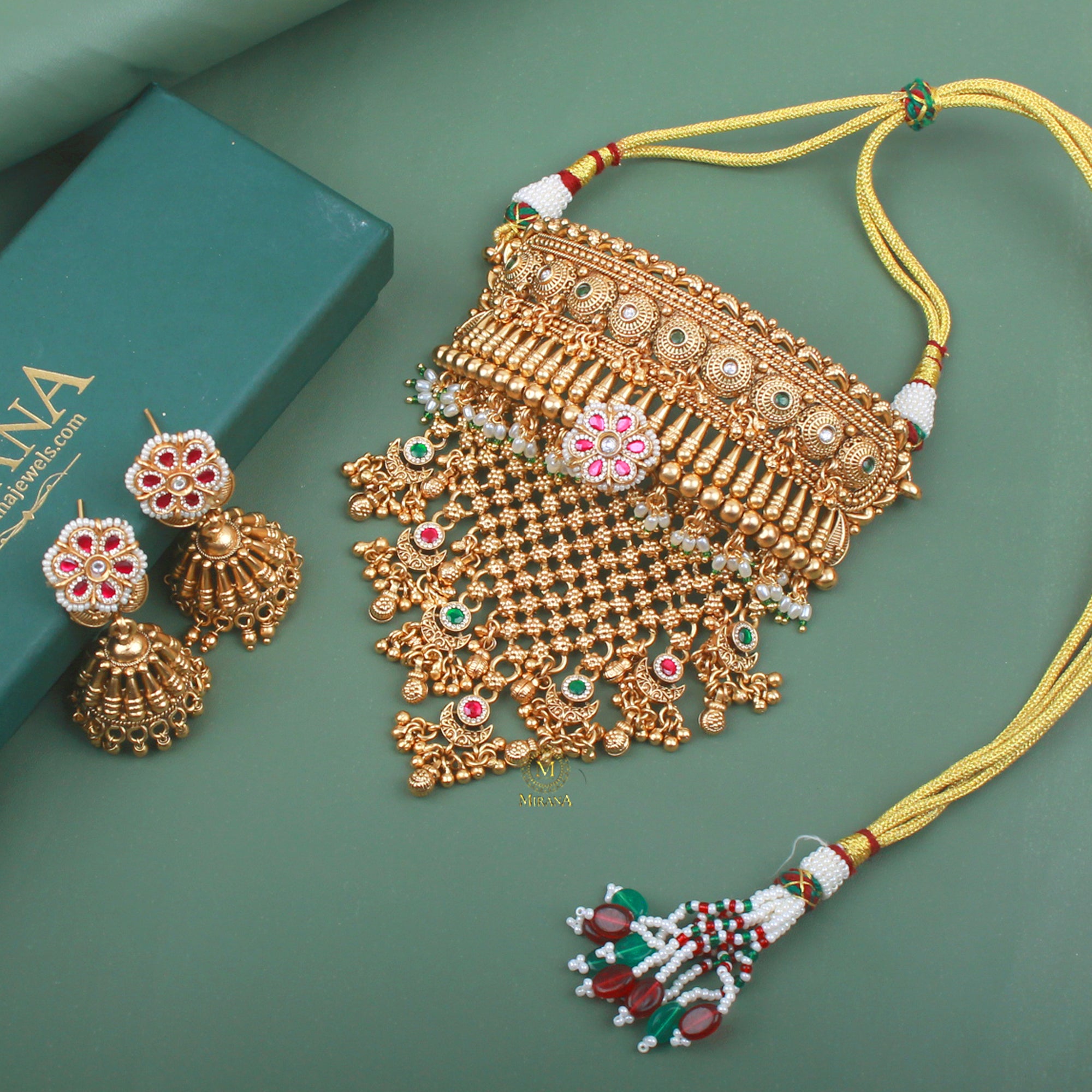 Rashmika Antique Bridal Choker Set
