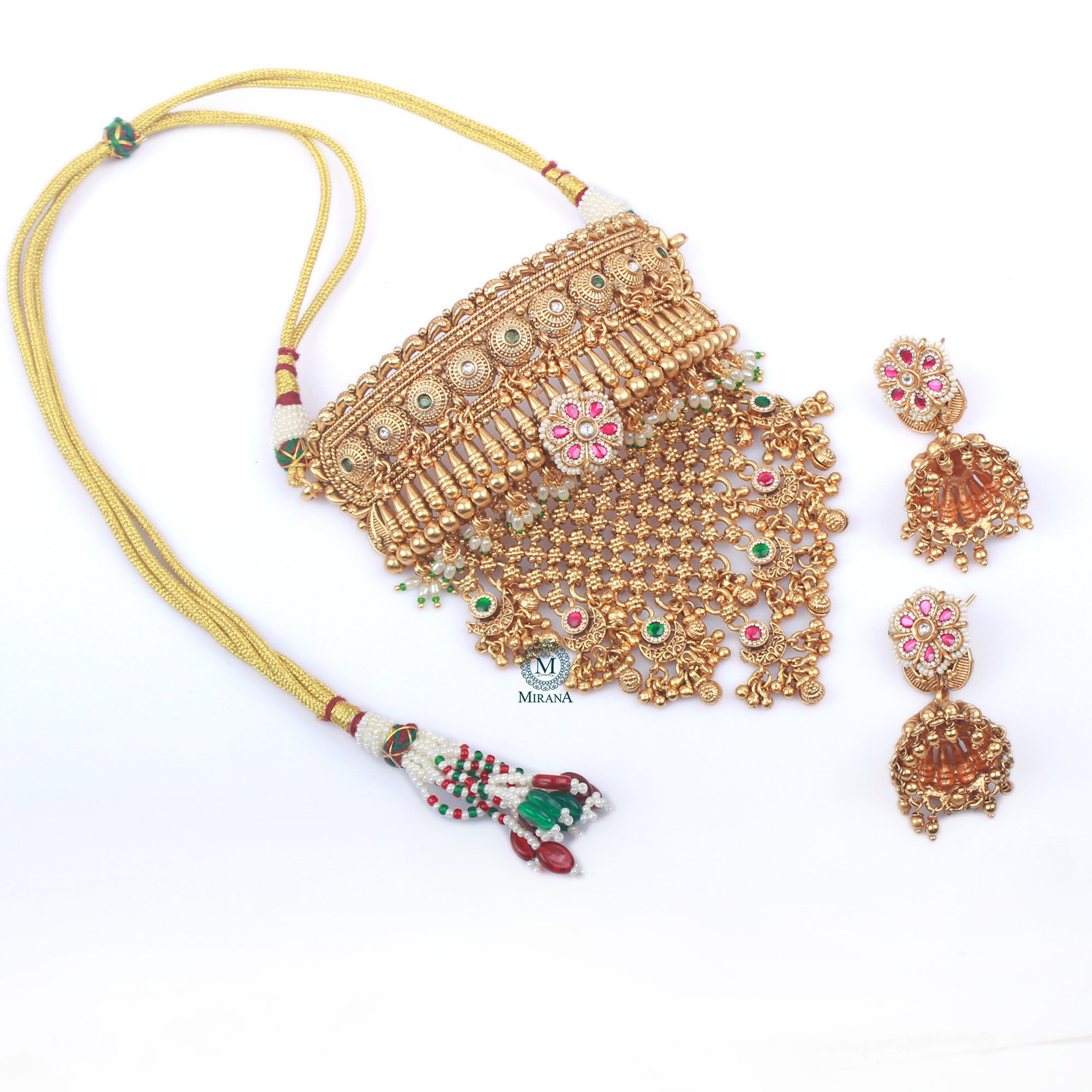Rashmika Antique Bridal Choker Set