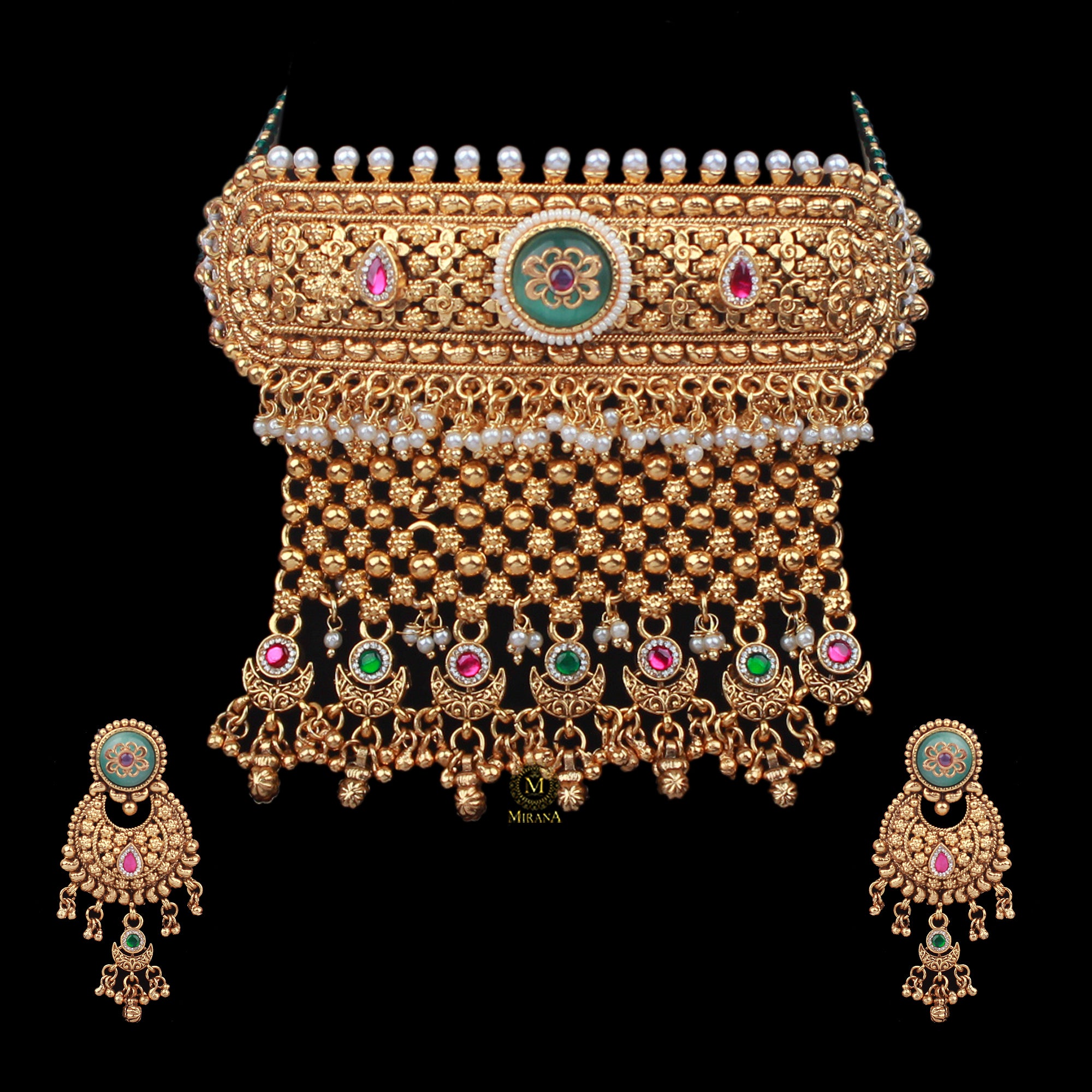 Athiya Antique Designer Choker Set