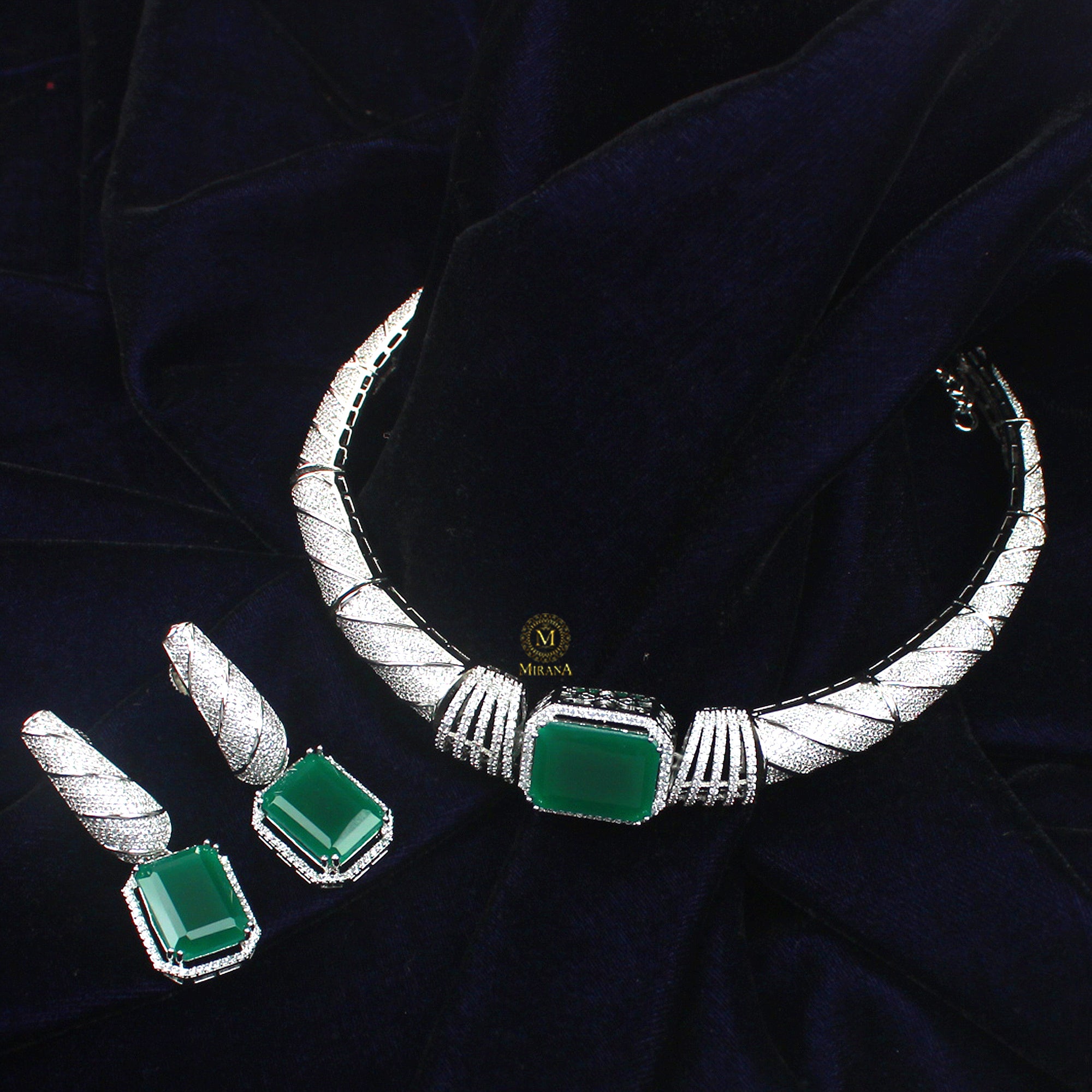 Lavya CZ Designer Choker Set