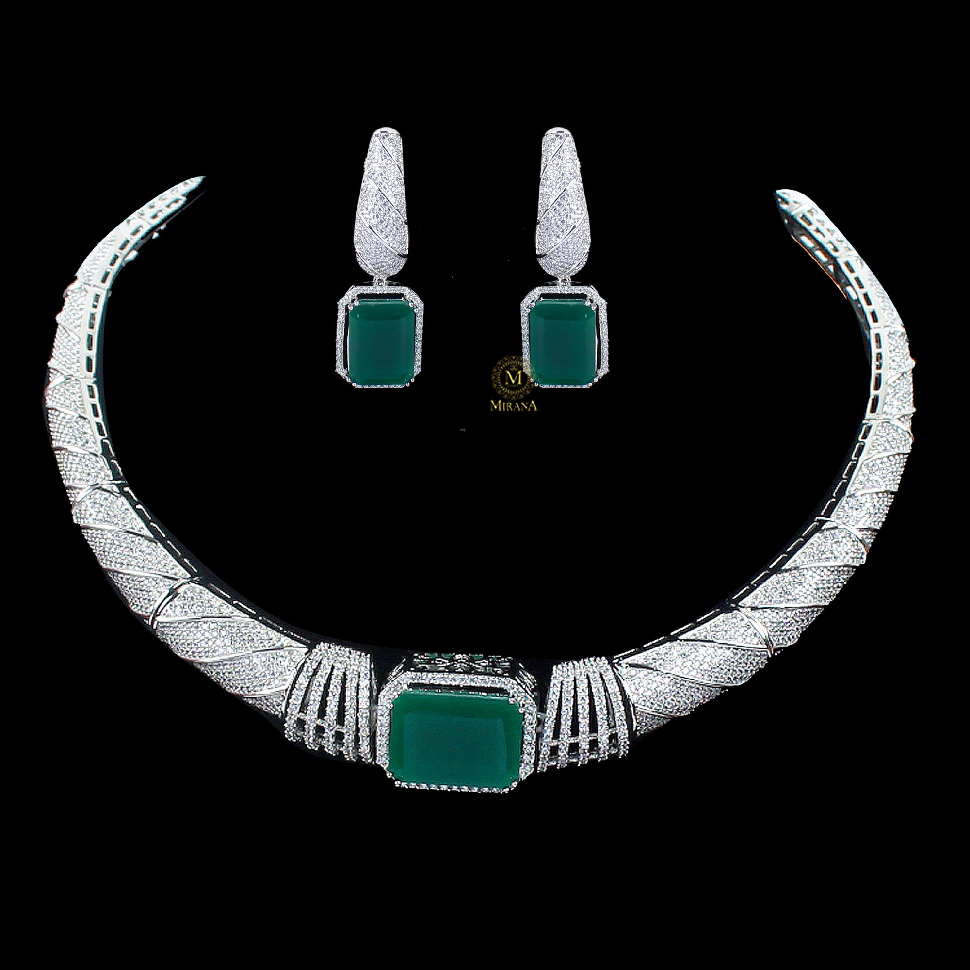 Lavya CZ Designer Choker Set