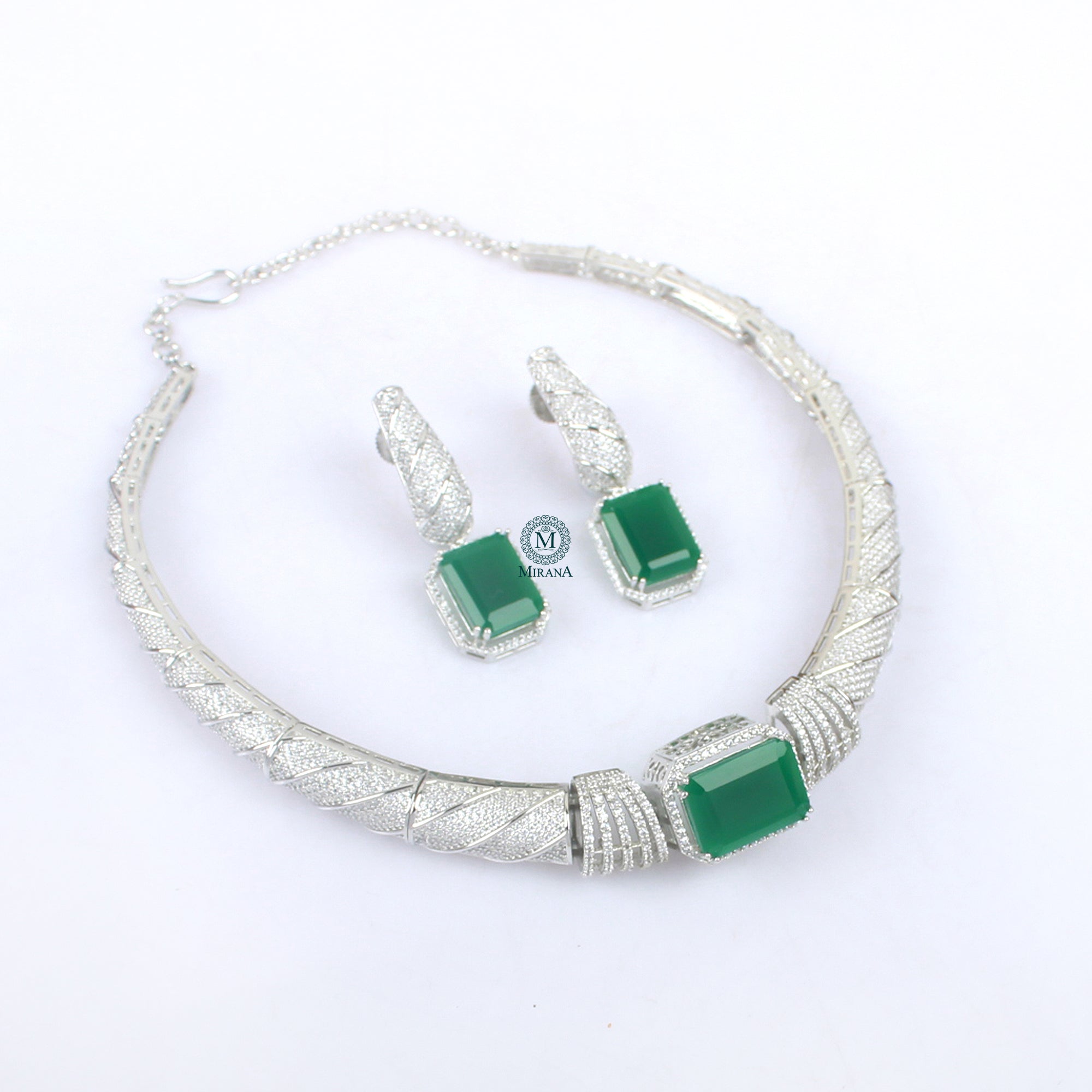 Lavya CZ Designer Choker Set