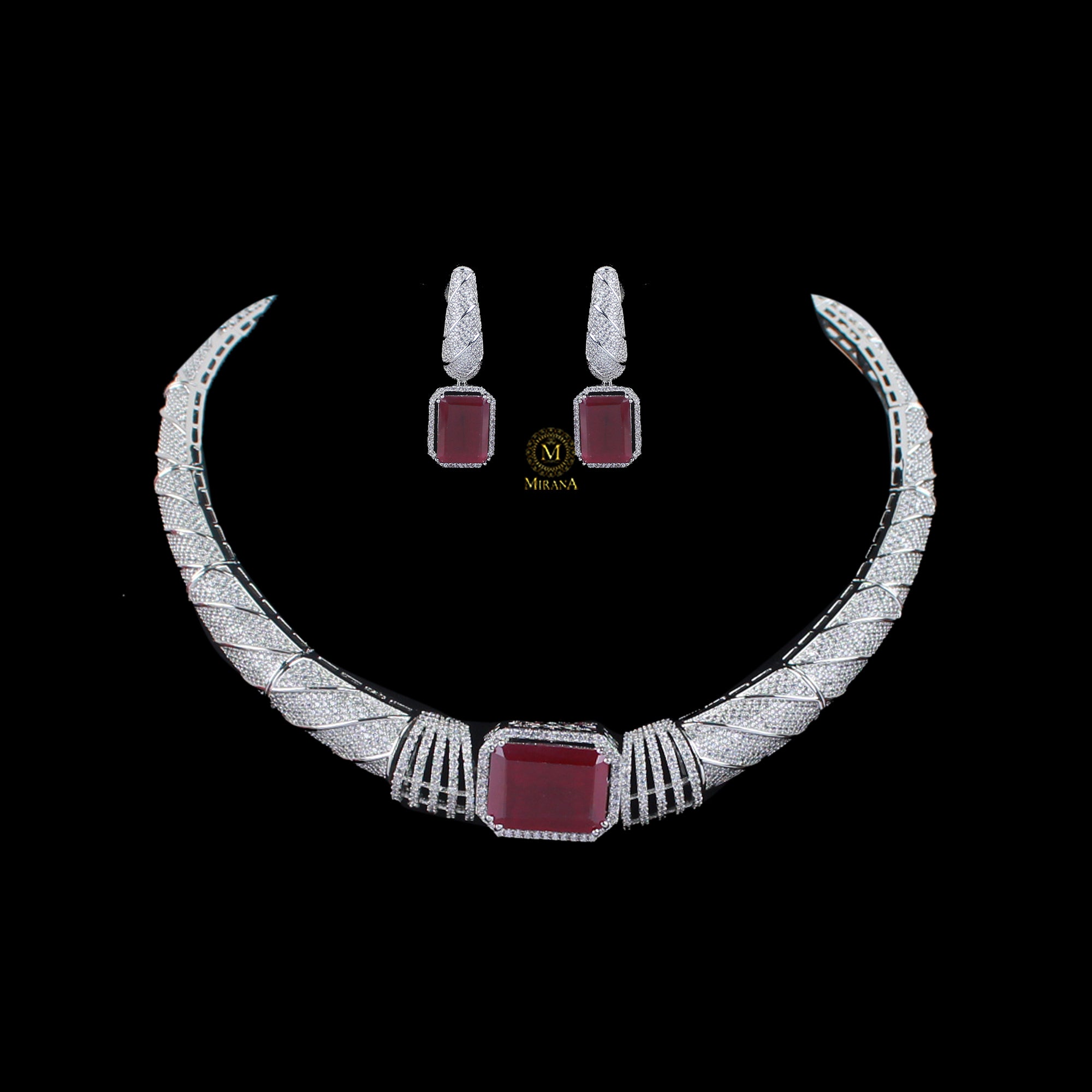 Lavya CZ Designer Choker Set