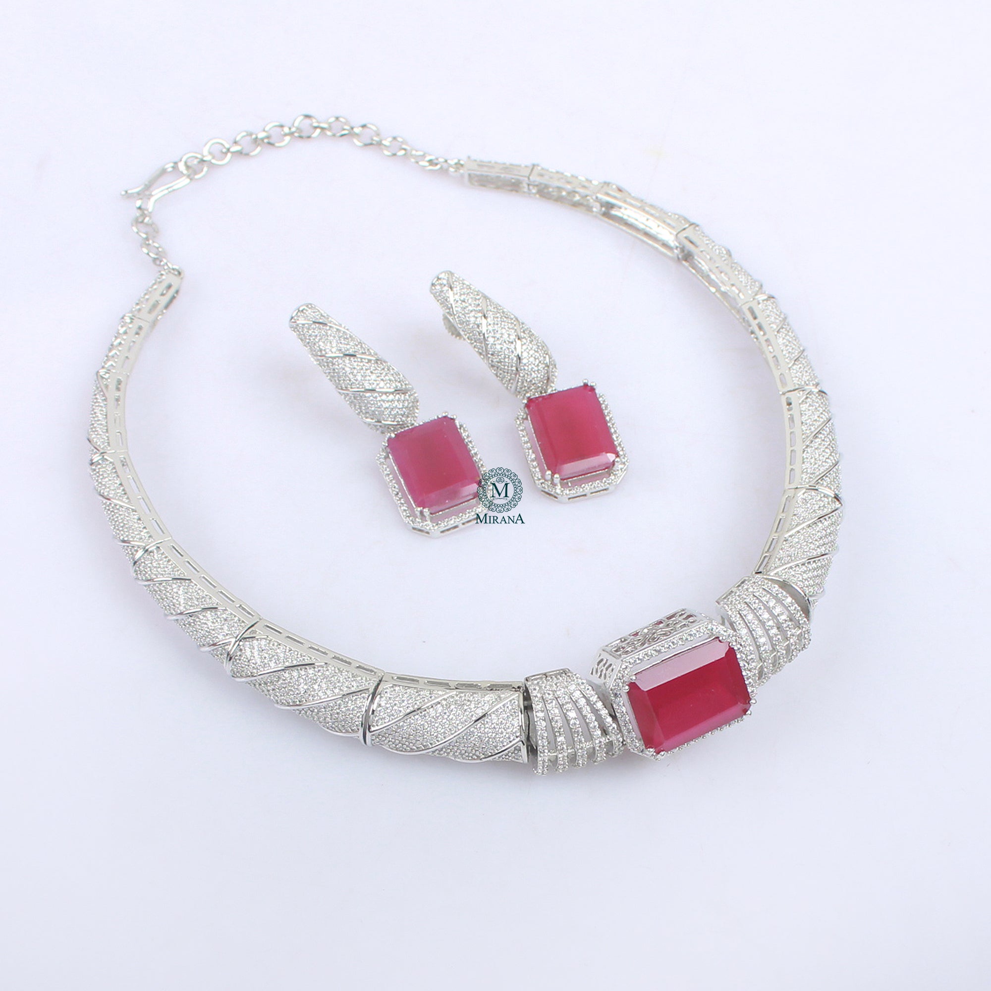 Lavya CZ Designer Choker Set