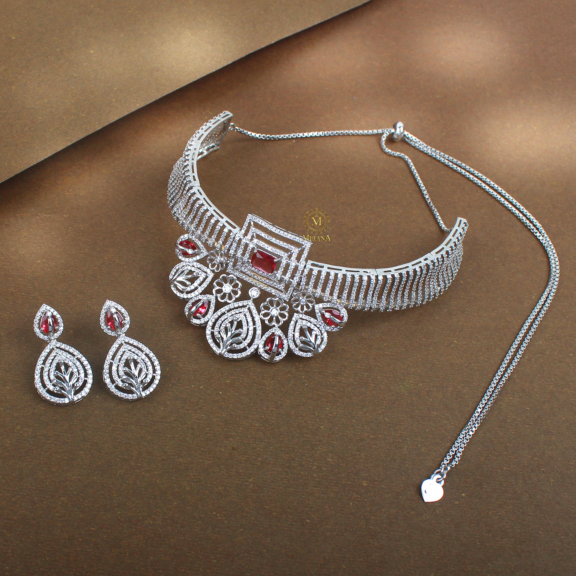 Alice CZ Designer Choker Set