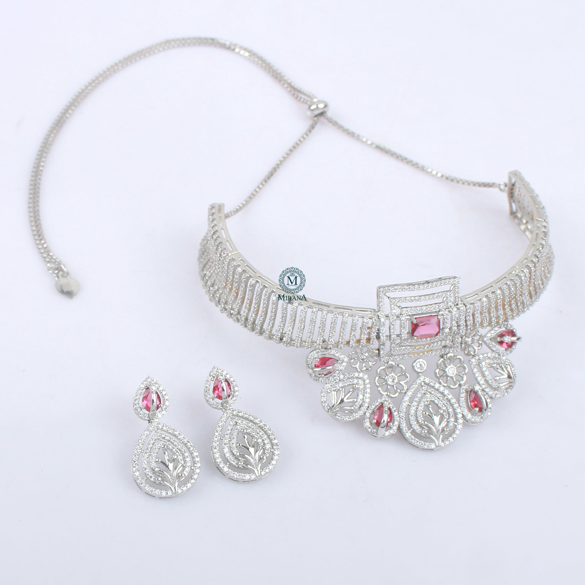Alice CZ Designer Choker Set