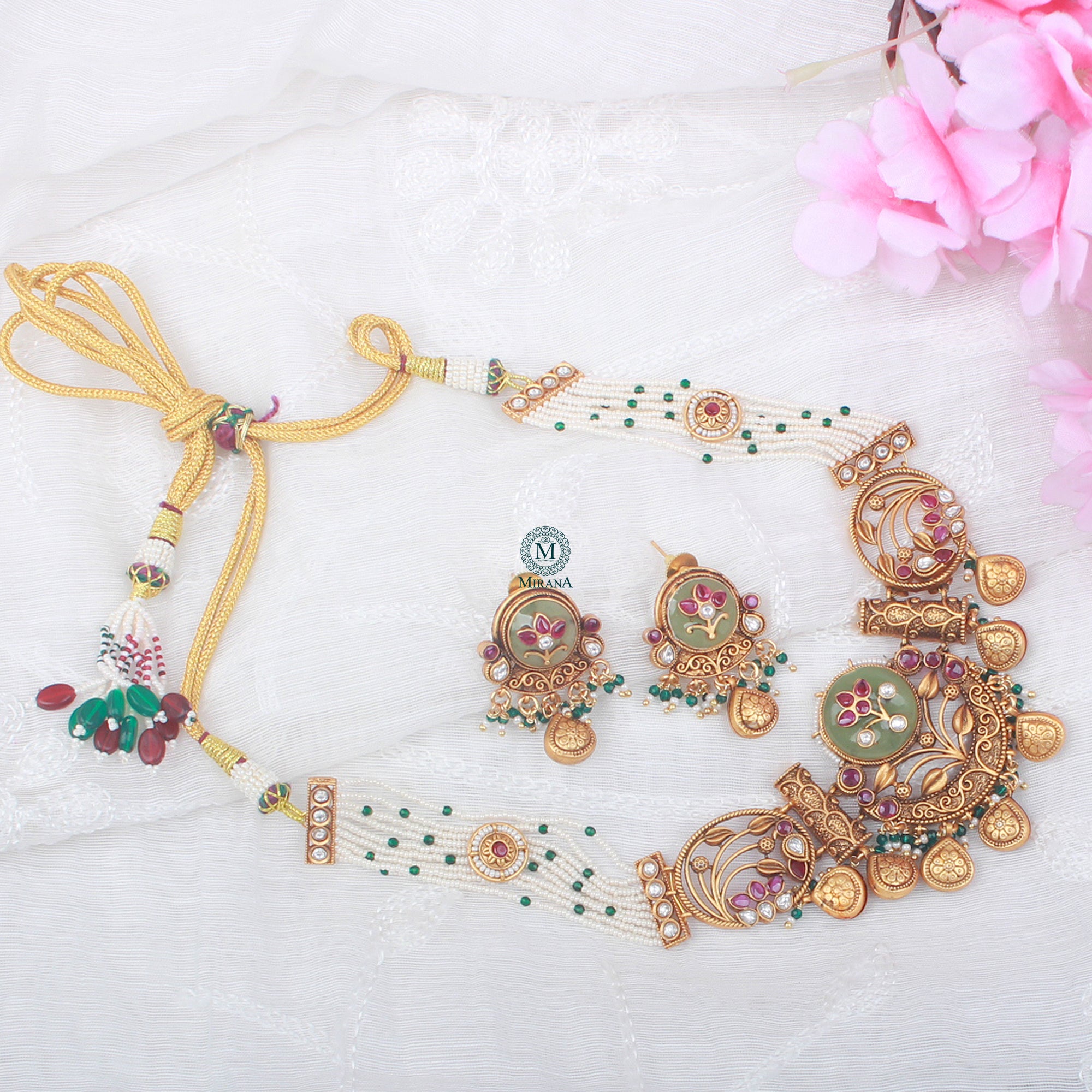 Chavi Antique Designer Choker Set